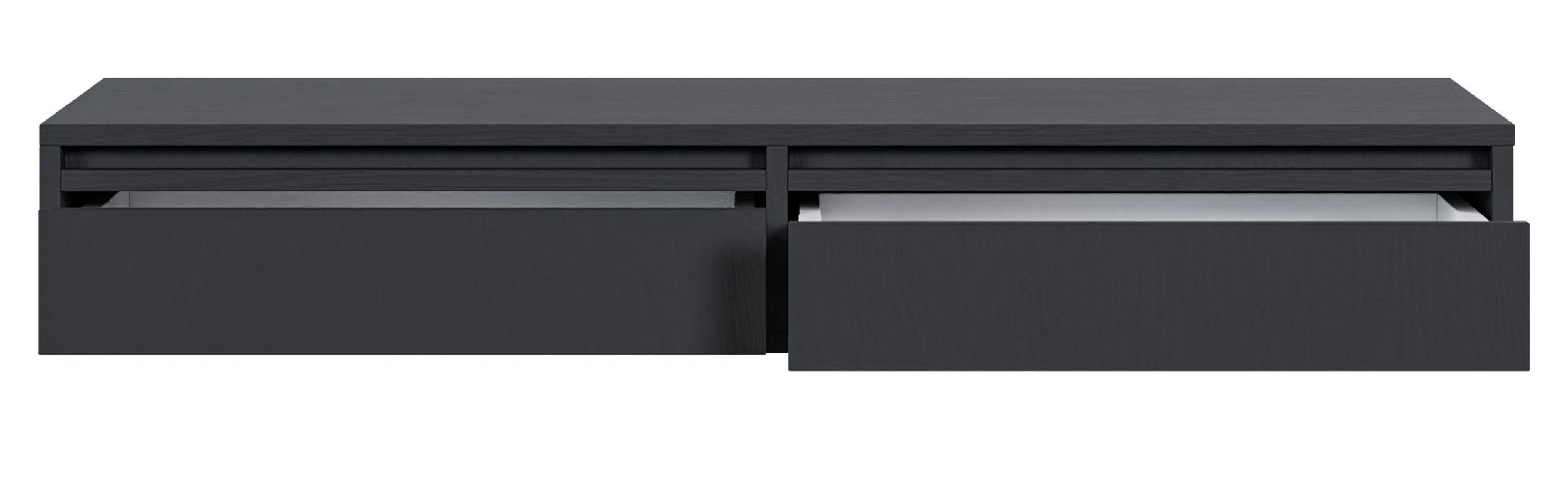 Toaletka Evo z szufladami wisząca 110 cm Czarna - Image 3
