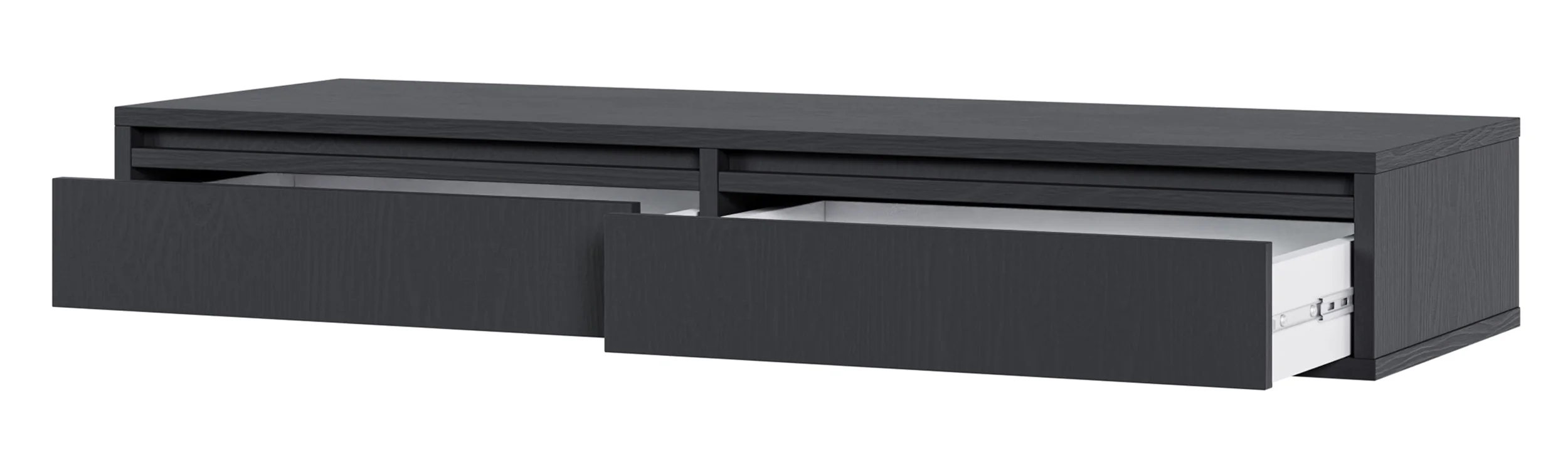 Toaletka Evo z szufladami wisząca 110 cm Czarna - Image 7