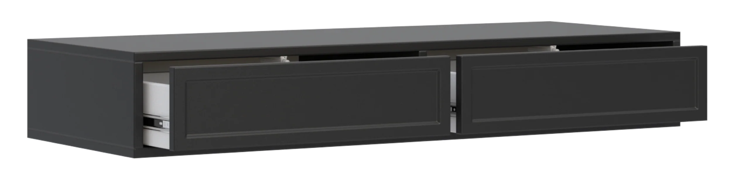 Toaletka Velveto z dwiema szufladami 110 cm czarny - Image 3