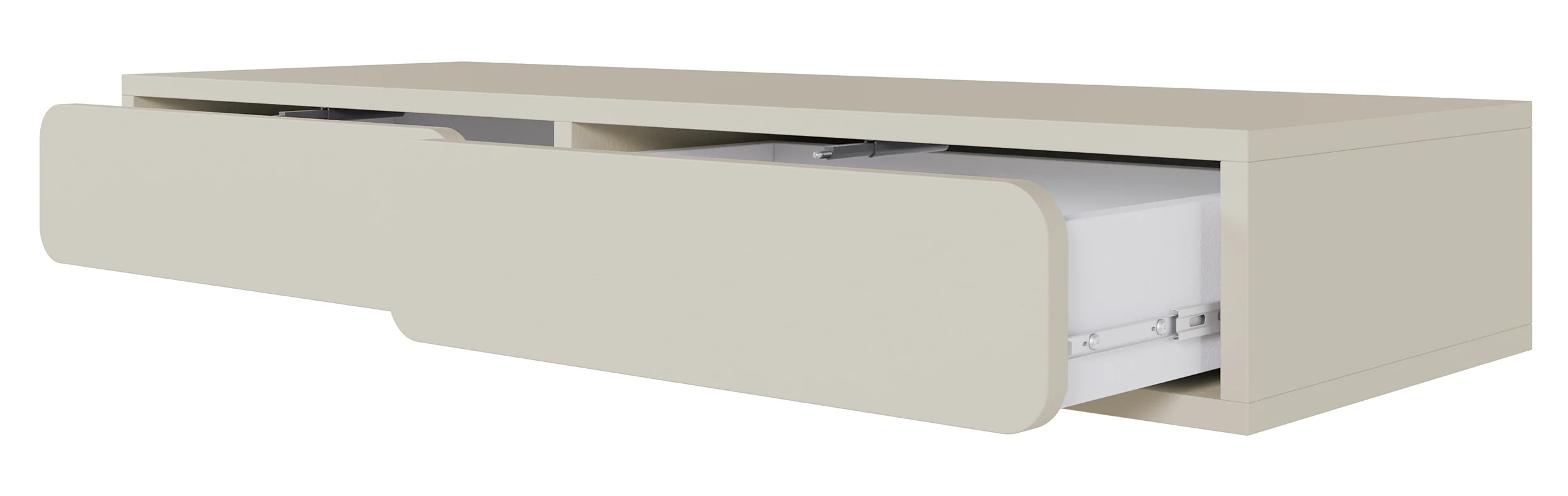 Toaletka wisząca Wuwu z dwiema szufladami 110 cm szarobeżowa - Image 6