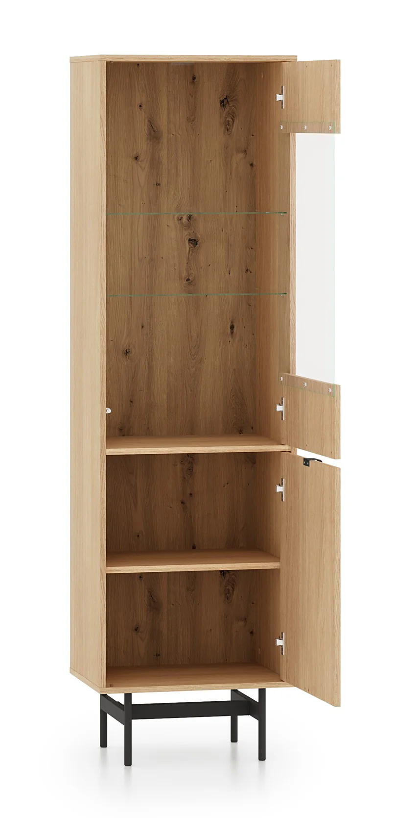 Witryna jednodrzwiowa Heggers 54 cm dąb mavelie - Image 3