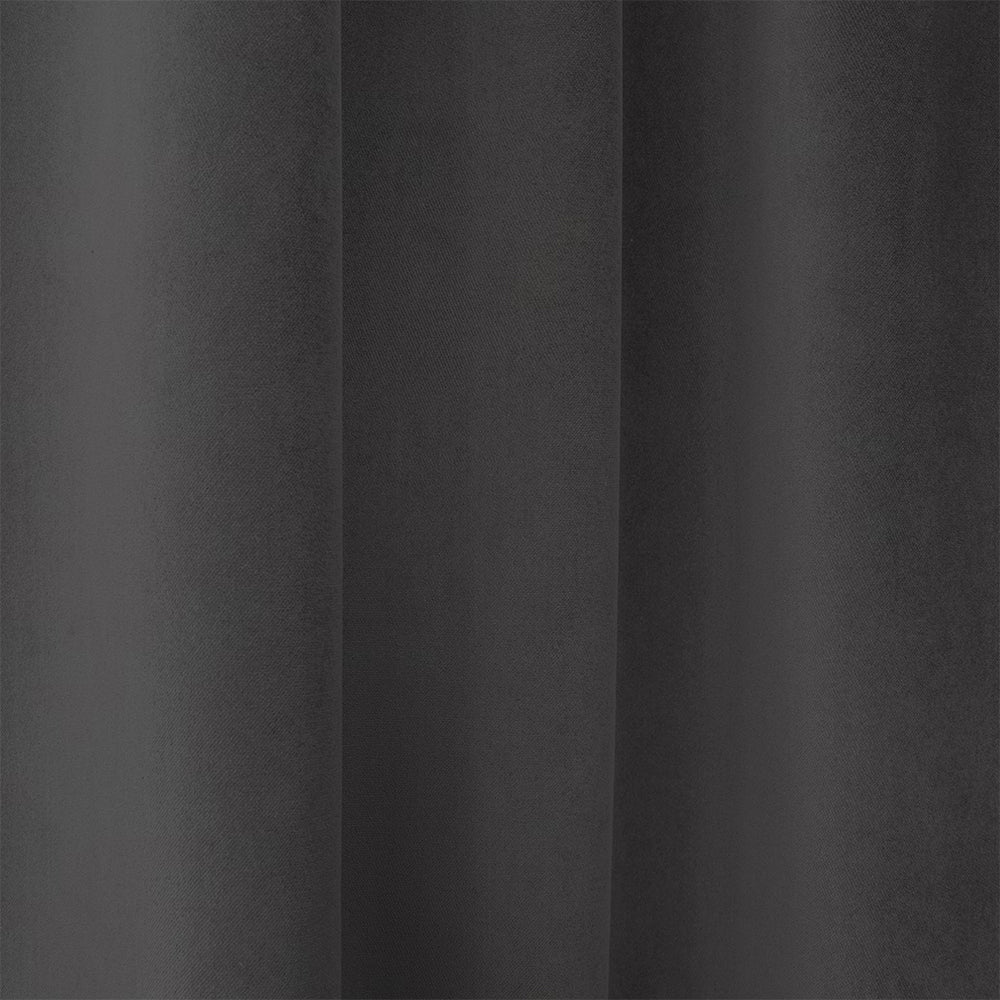 Zasłona do salonu Myrrhis w tkaninie PET FRIENDLY 140x270 cm ciemnoszara - Image 2