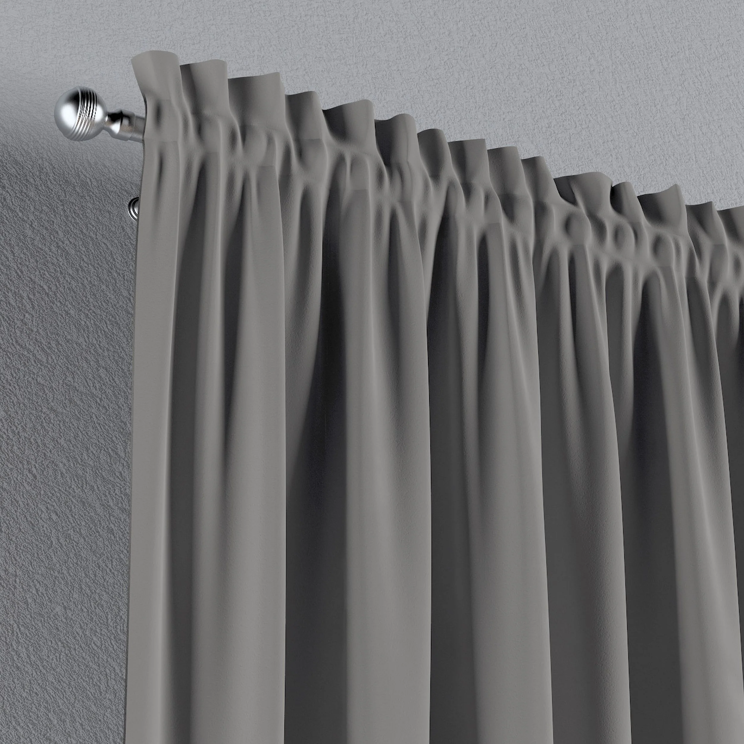 Zasłona na kanale Crema 250x140 cm szara - Image 3
