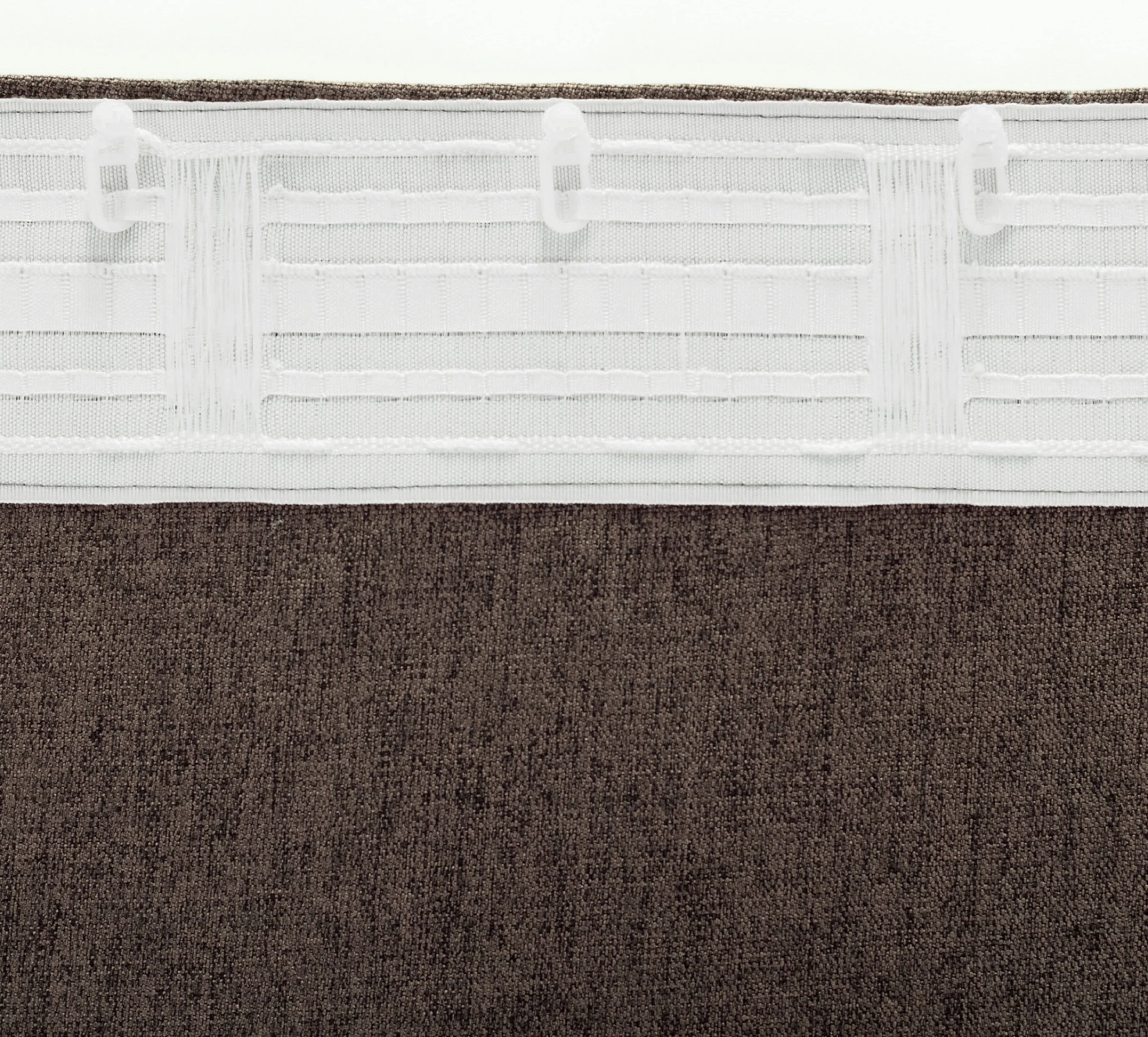 Zasłona na taśmie marszczącej Basic 140x300 cm szarobrązowa - Image 5
