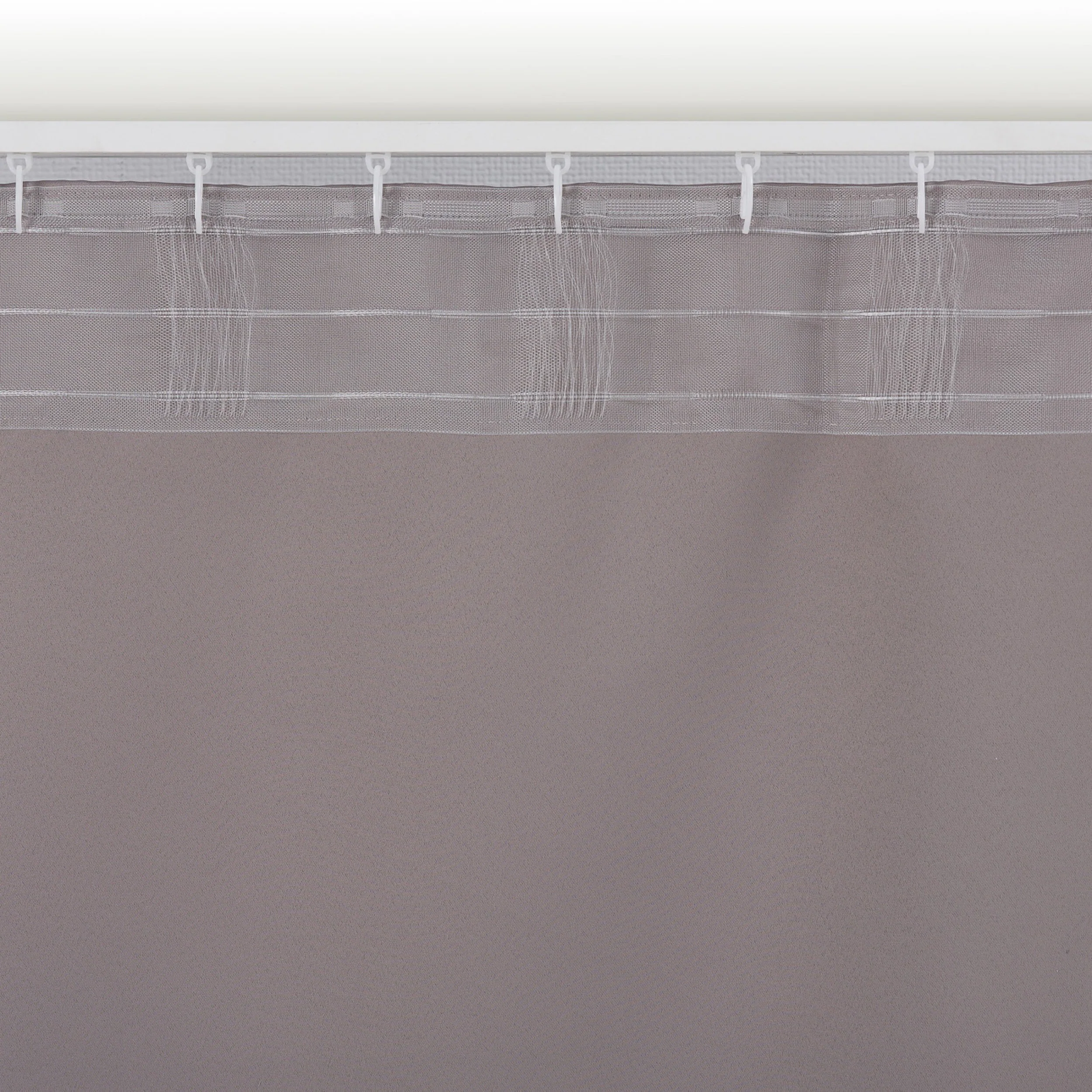 Zasłona zaciemniająca na taśmie marszczącej Ereless 140x280 cm szara - Image 9