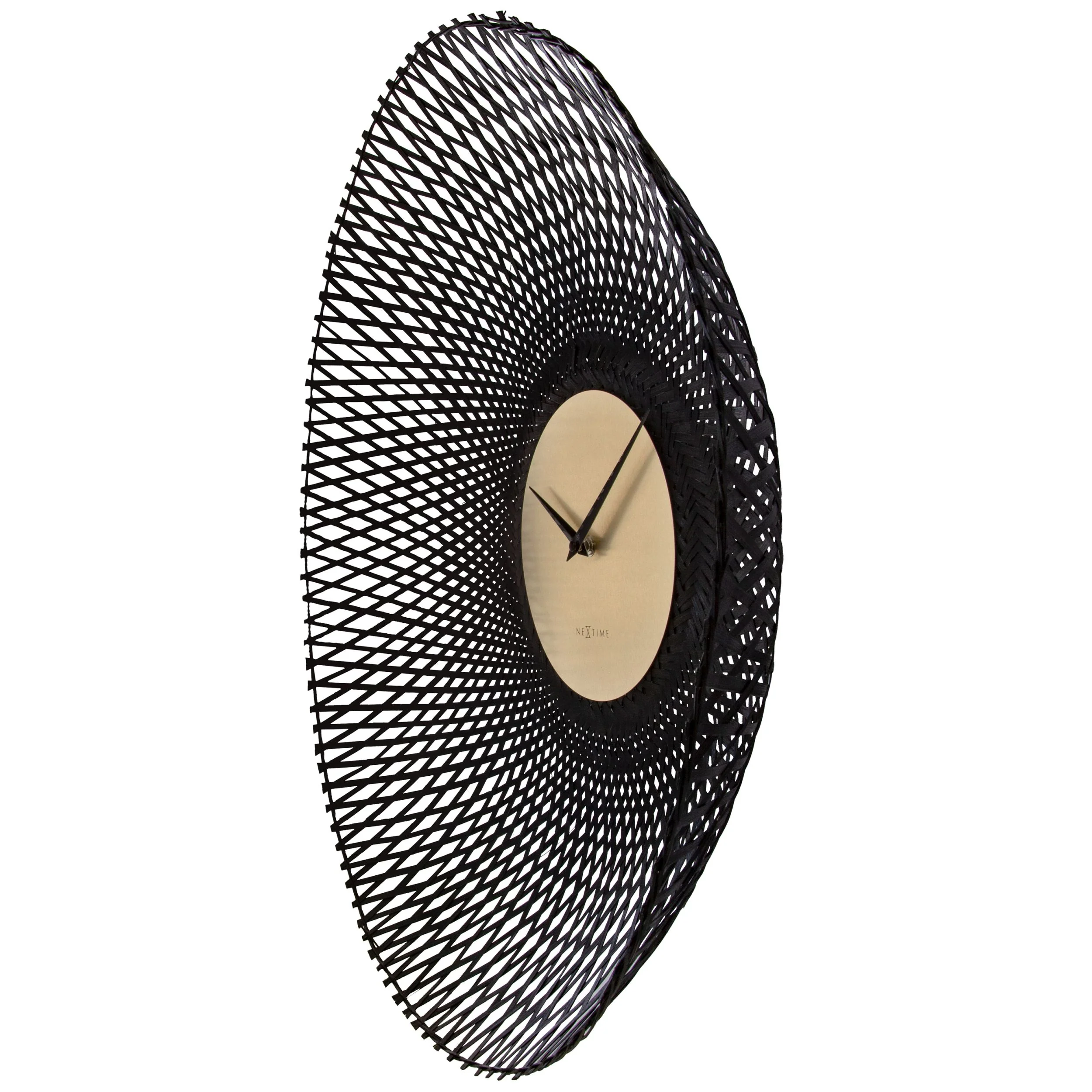 Zegar ścienny Bamboo 60 cm czarny - Image 4