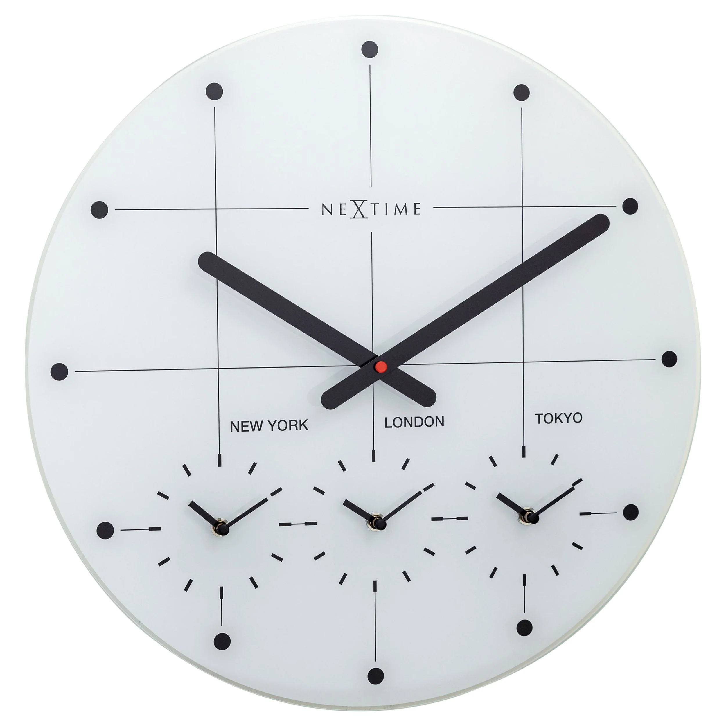 Zegar ścienny Big City 43 cm biały
