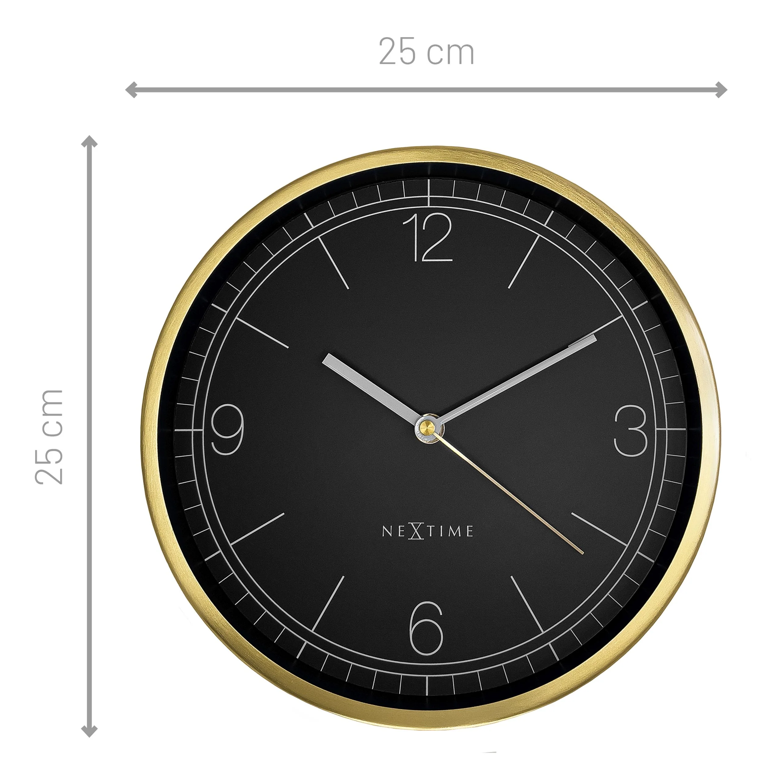 Zegar ścienny Bolero 25 cm czarno-złoty - Image 7