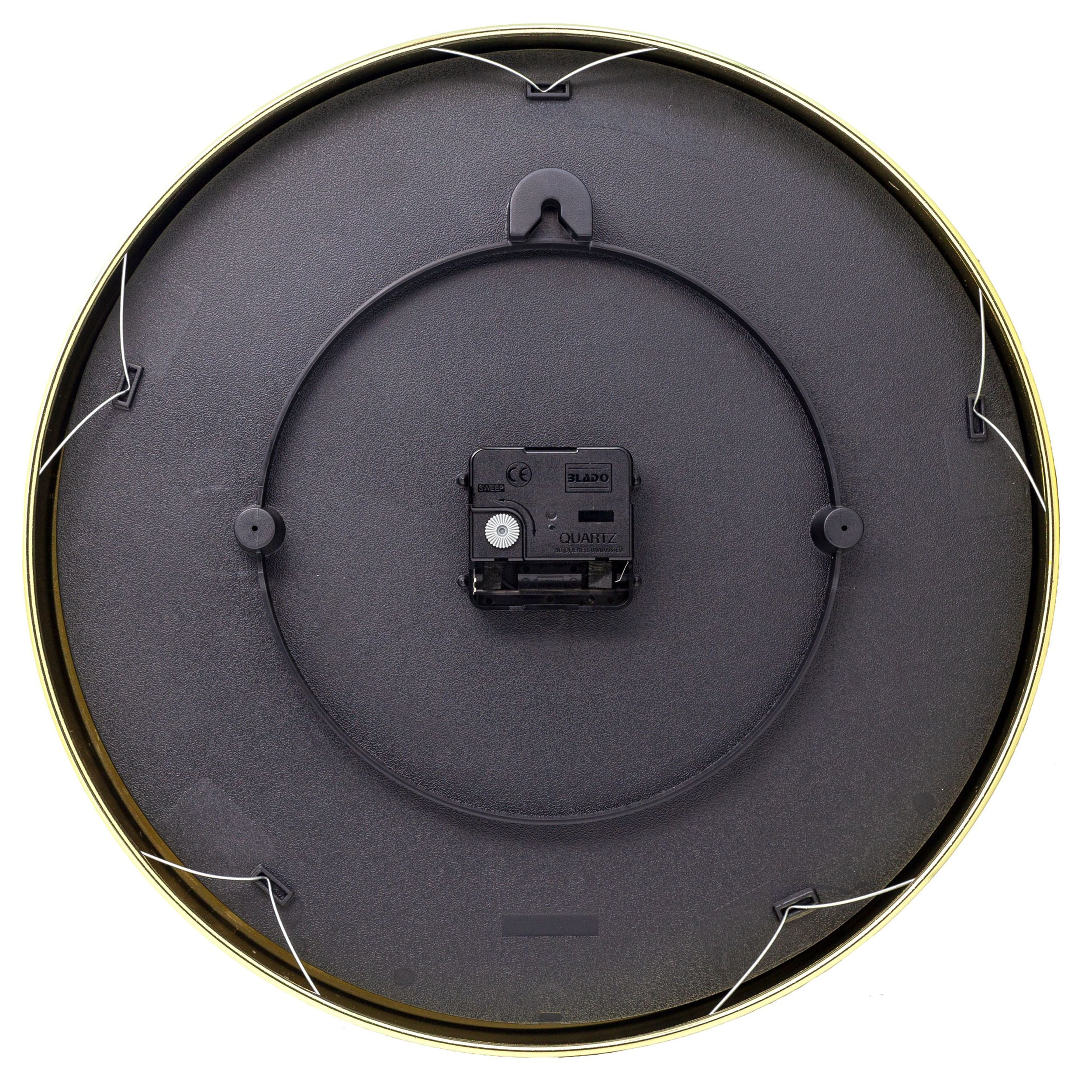 Zegar ścienny Essential 34 cm zielono-złoty - Image 7