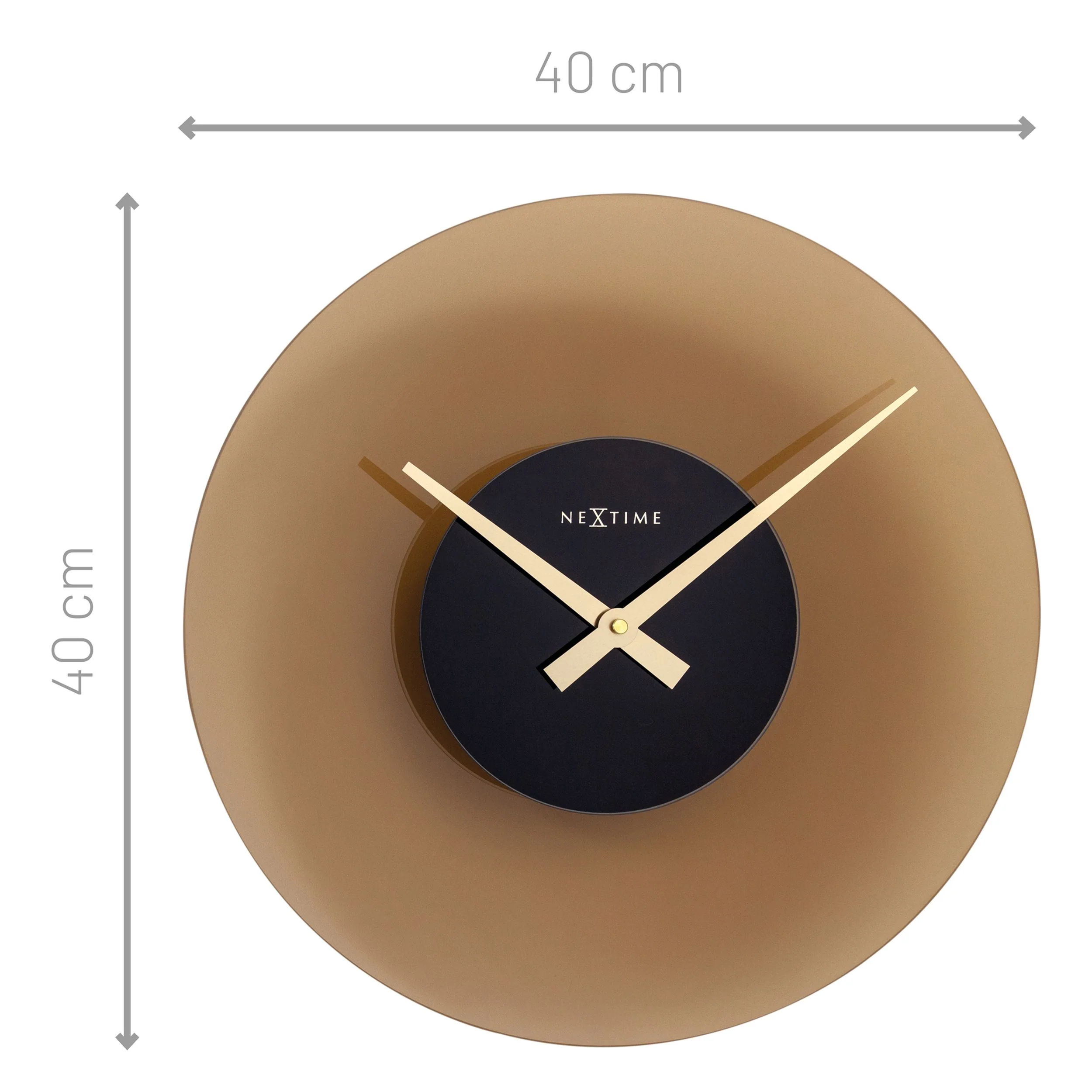 Zegar ścienny Float 40 cm brązowy - Image 8