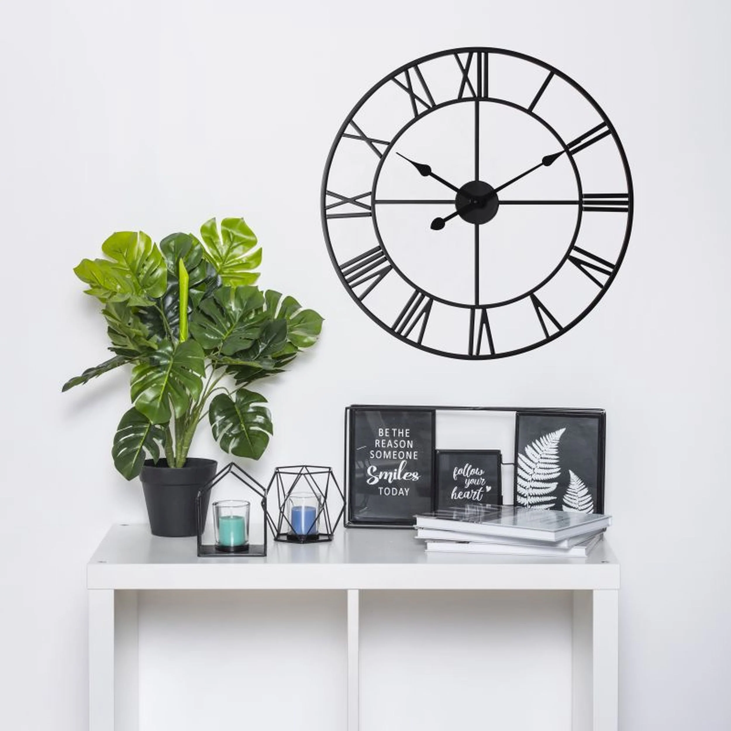 Zegar ścienny Kaikara 60 cm czarny - Image 2