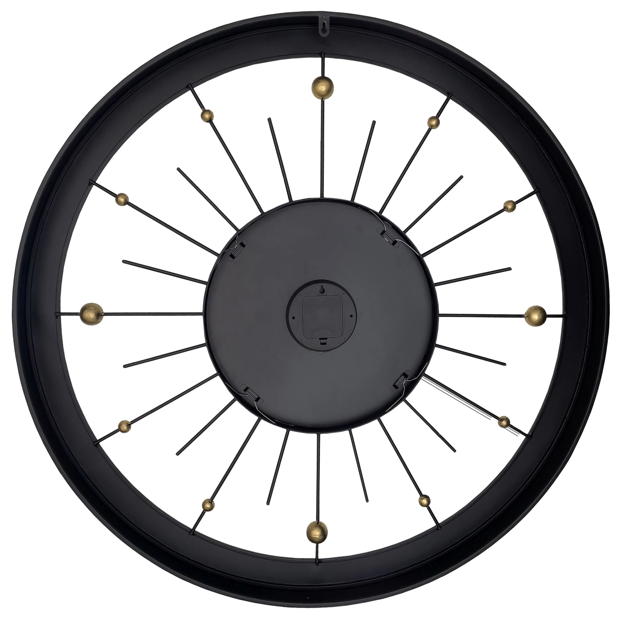 Zegar ścienny Orbit 90 cm czarno-złoty - Image 8