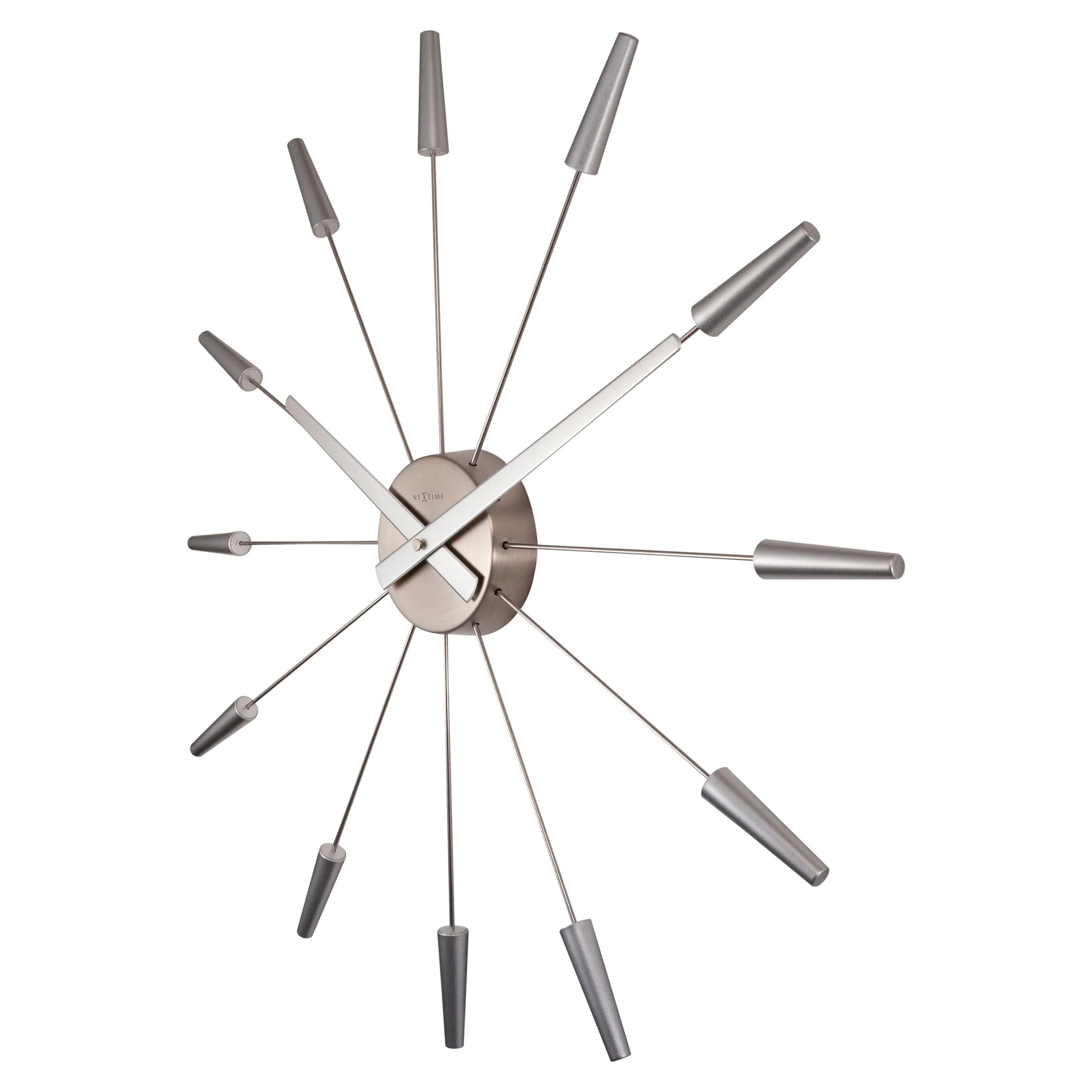 Zegar ścienny Plug Inn 58 cm srebrny - Image 6