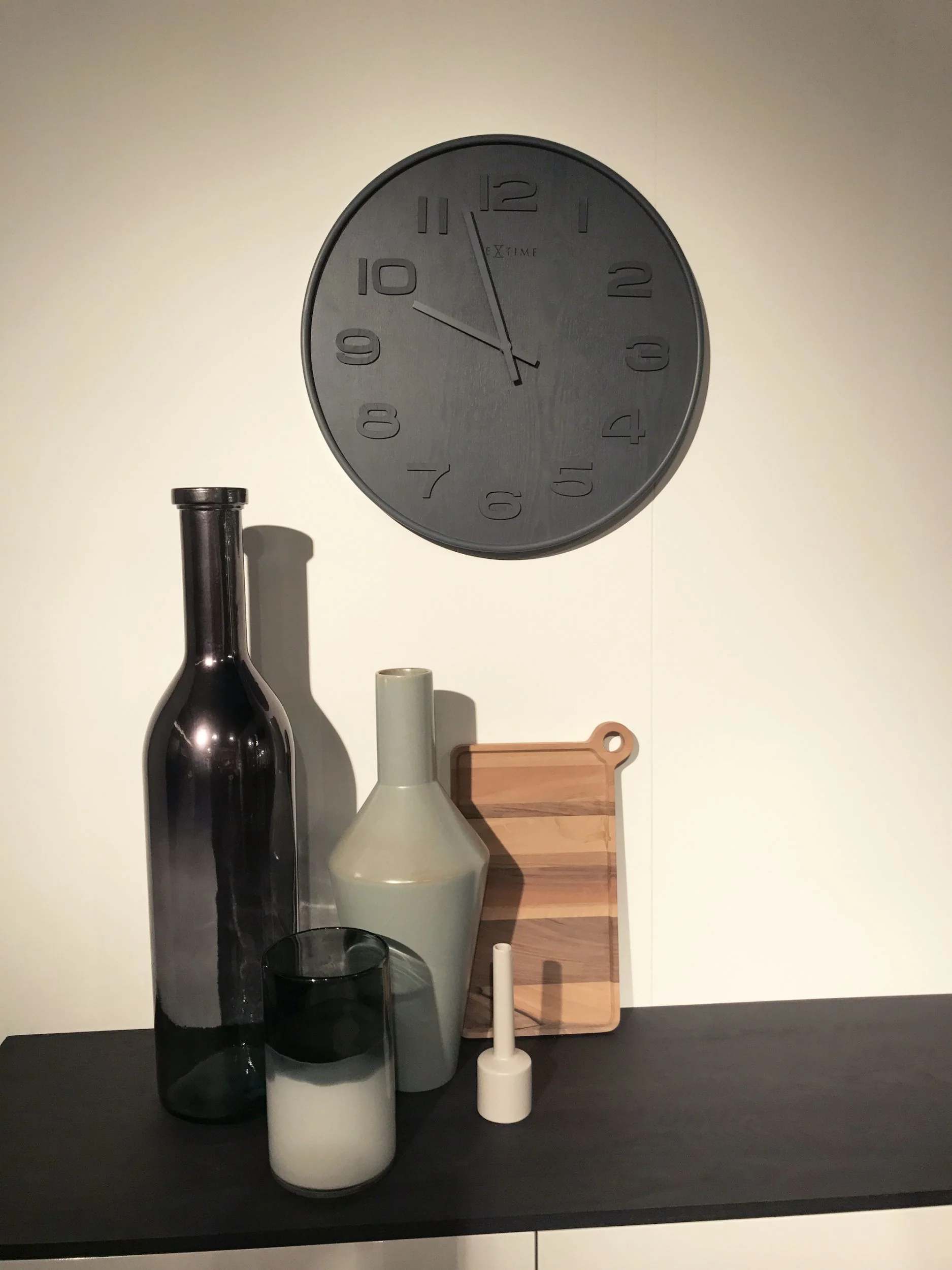 Zegar ścienny Wood Wood 36 cm ciemnoszary - Image 9