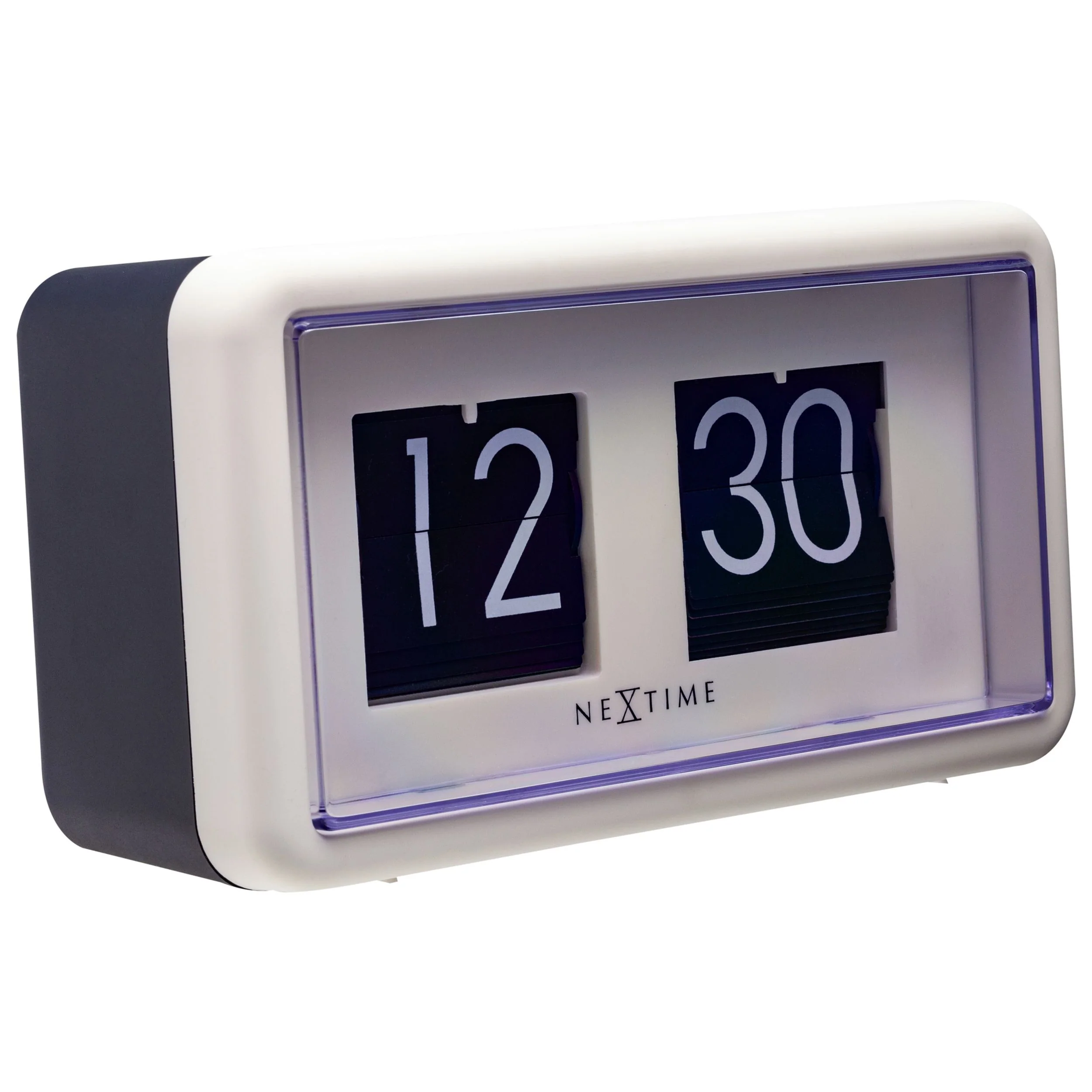 Zegar stojący Flip Clock 18x10 cm biały - Image 6