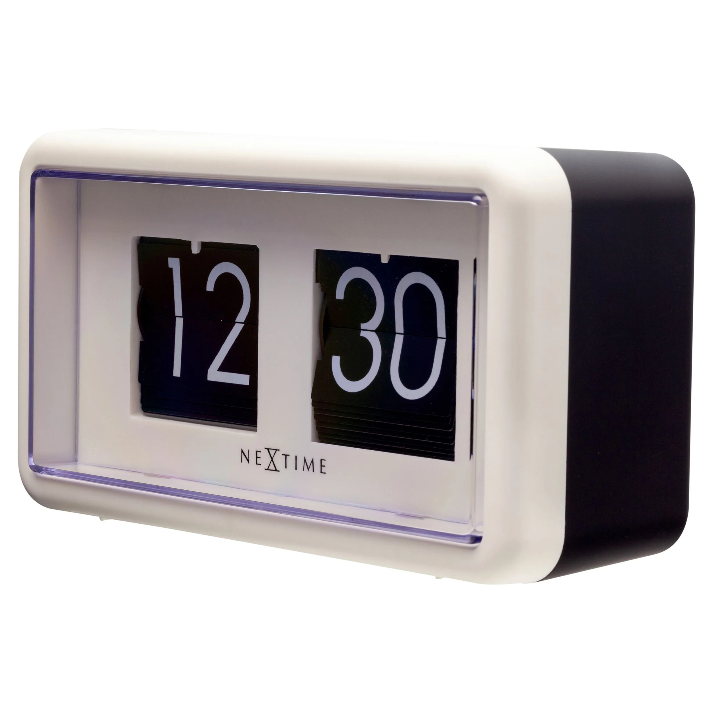 Zegar stojący Flip Clock 18x10 cm biały - Image 7