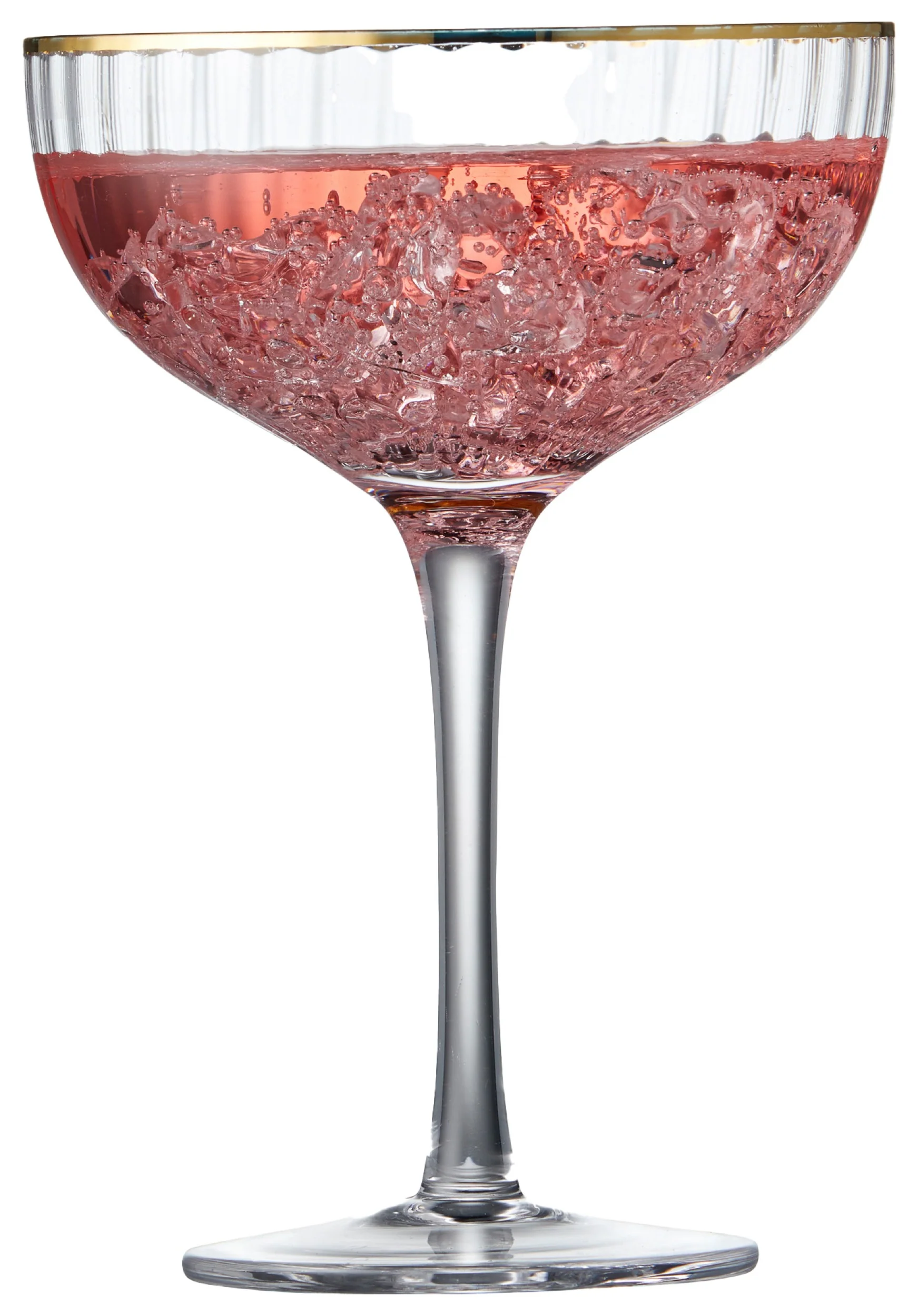 Zestaw 4 kieliszków do koktajli Palermo 315 ml złote - Image 12