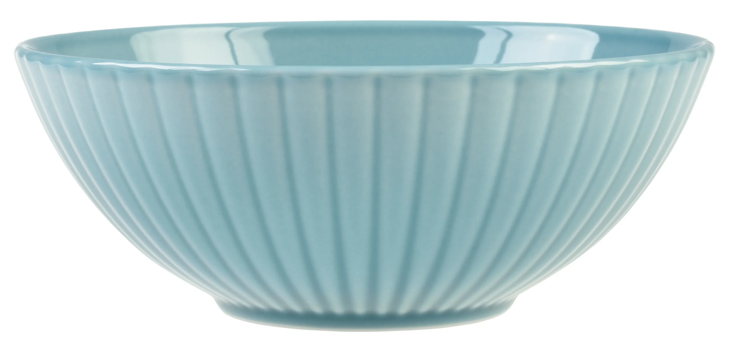 Zestaw 6 misek salaterek porcelanowych Daisy 17 cm turkusowy