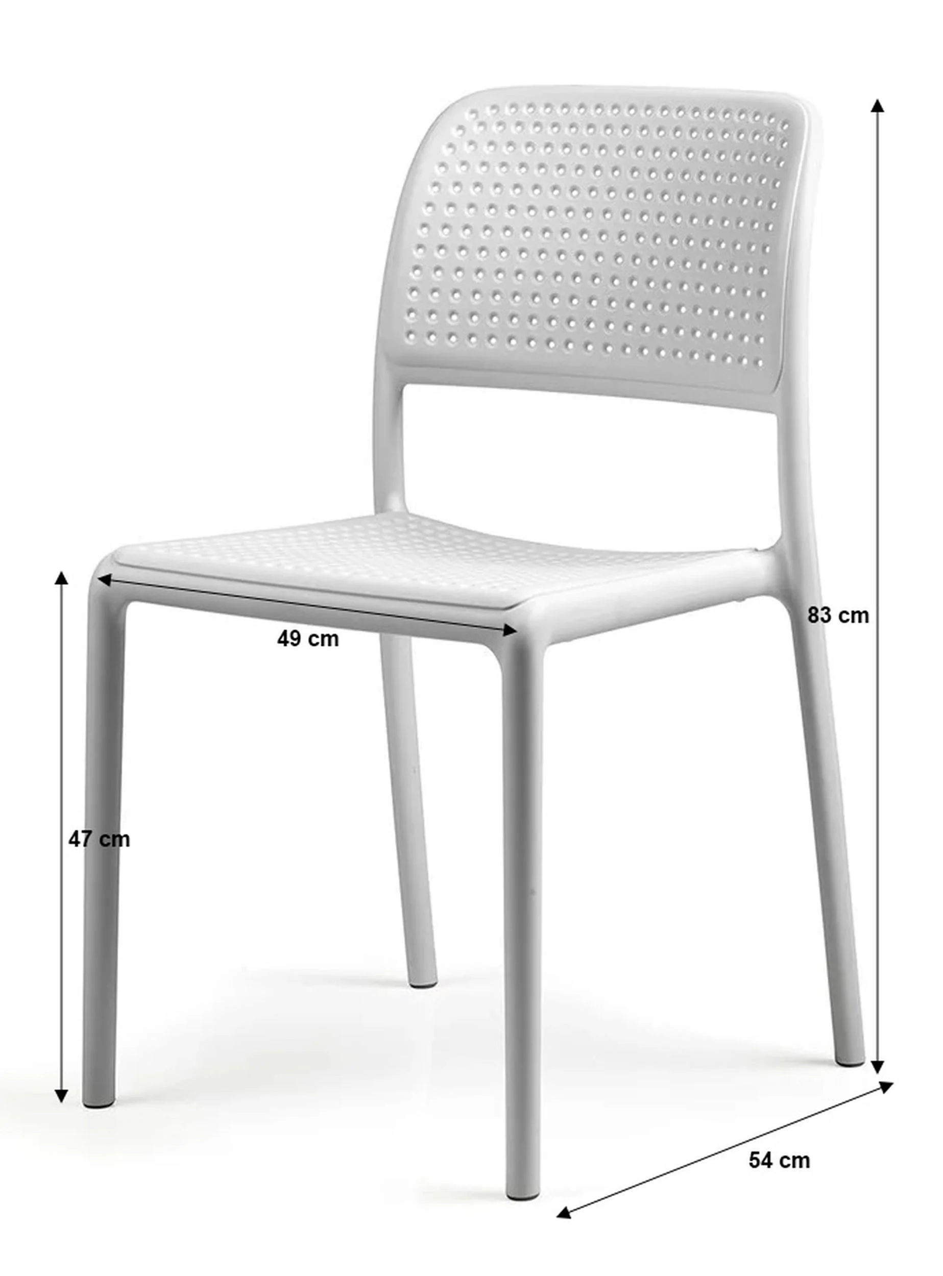 Zestaw balkonowy okrągły stół Spritz 60 cm i 2 krzesła Bora Nardi z certyfikowanego tworzywa czerwony - Image 8