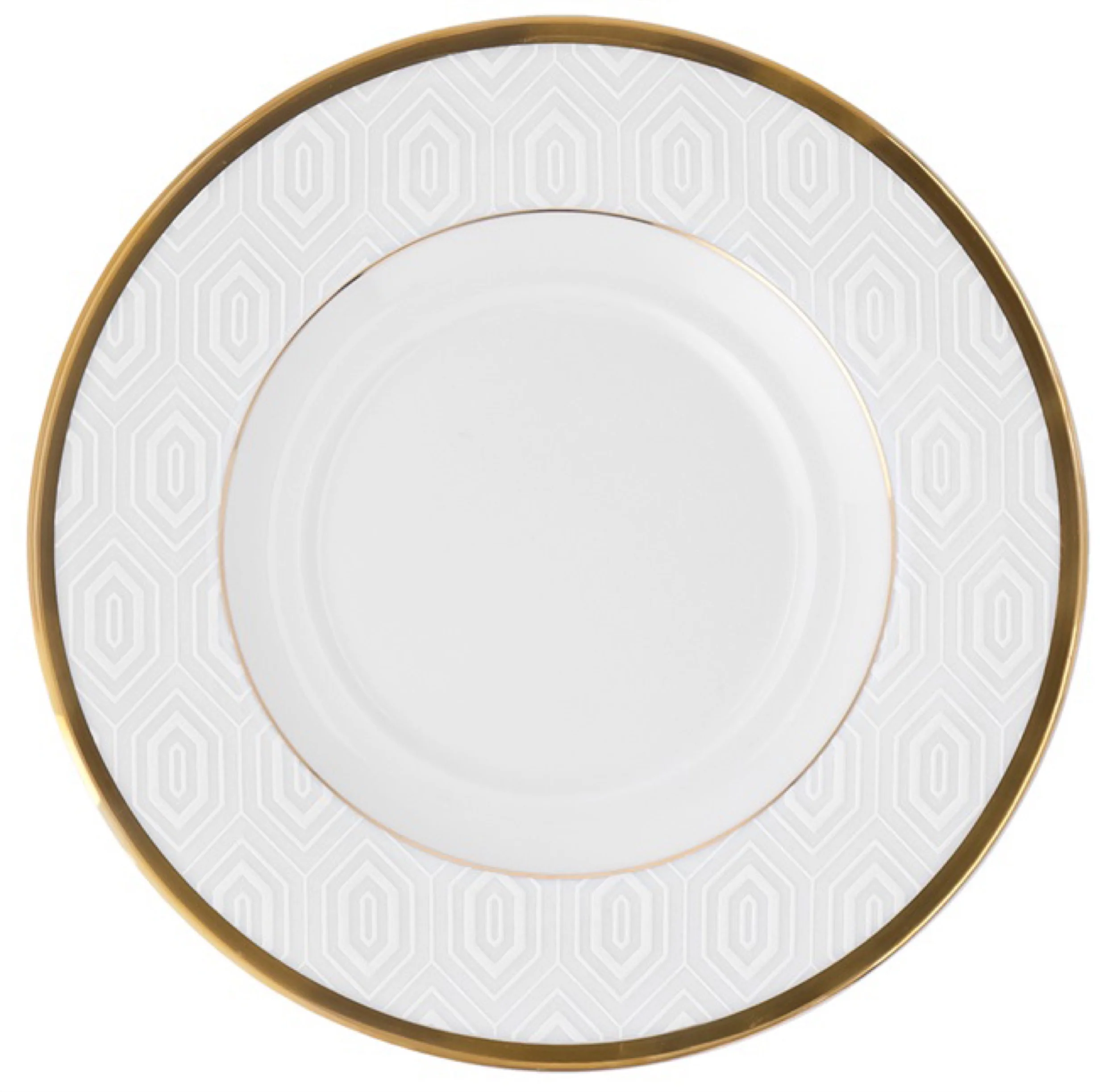 Zestaw do kawy dla 1 os. porcelanowy Jenny biało-złoty - Image 4