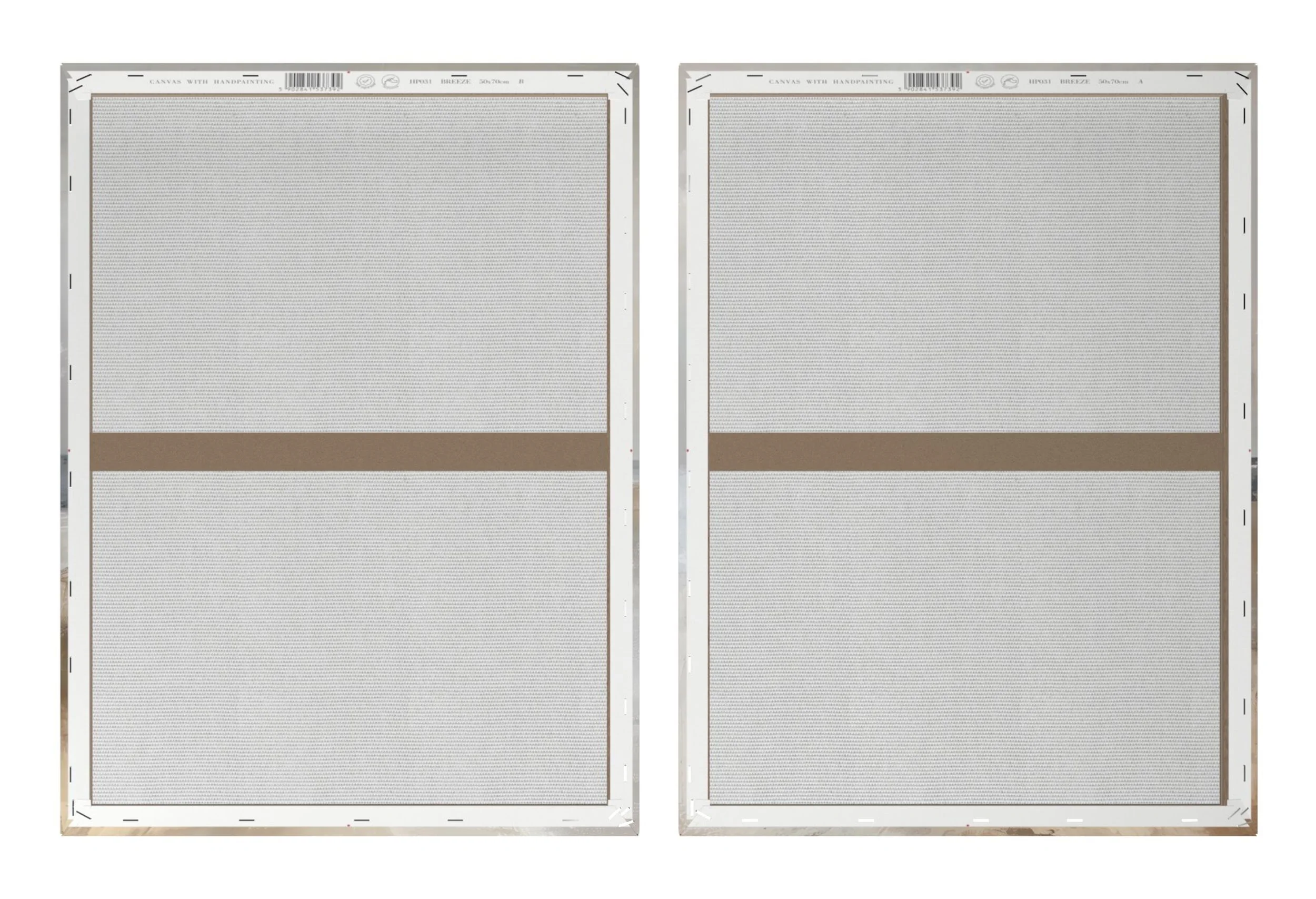 Zestaw 2 obrazów Breeze 70x50 cm z ręcznie malowanymi elementami - Image 7