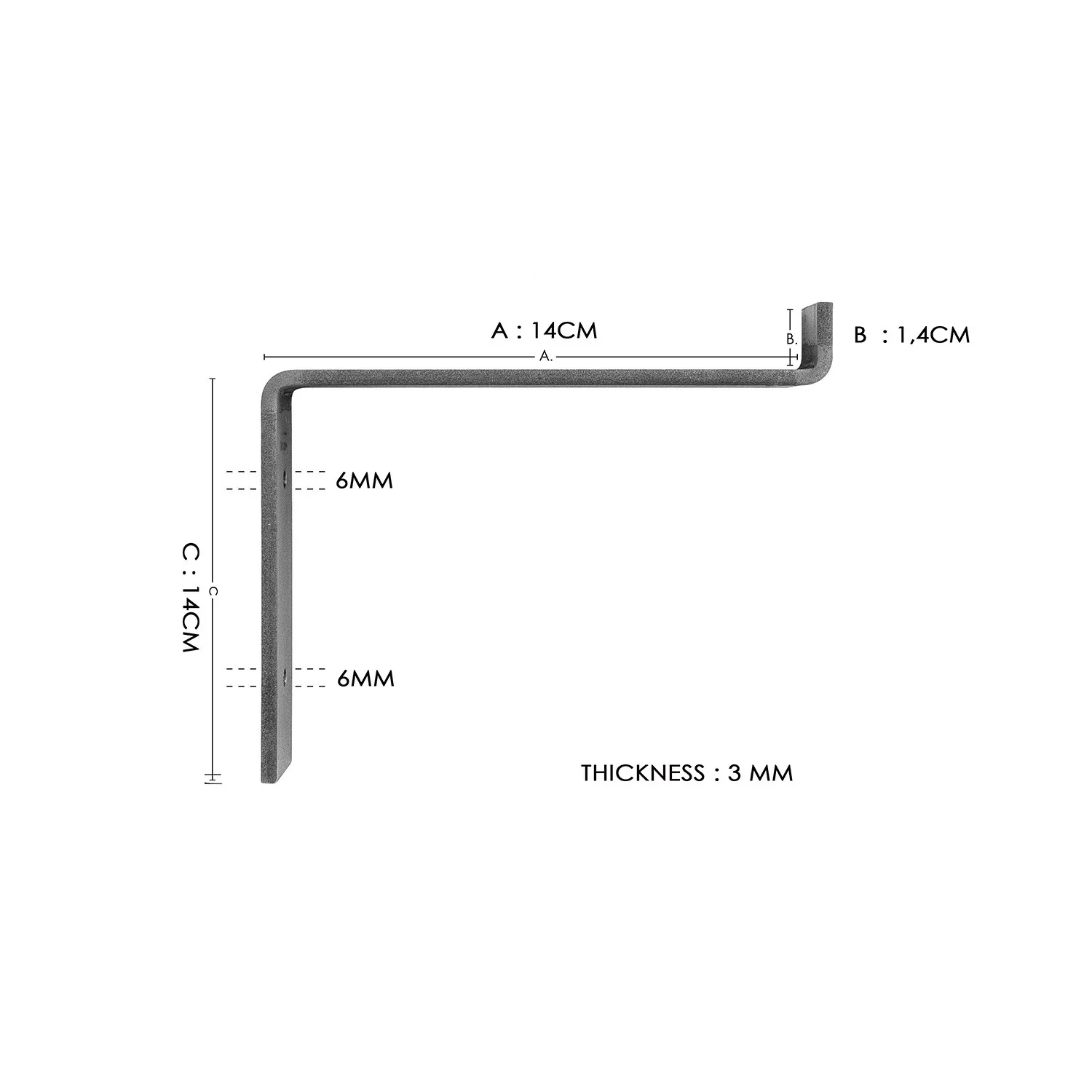 Zestaw dwóch półek na ścianę Lamero 60 cm orzech - Image 7