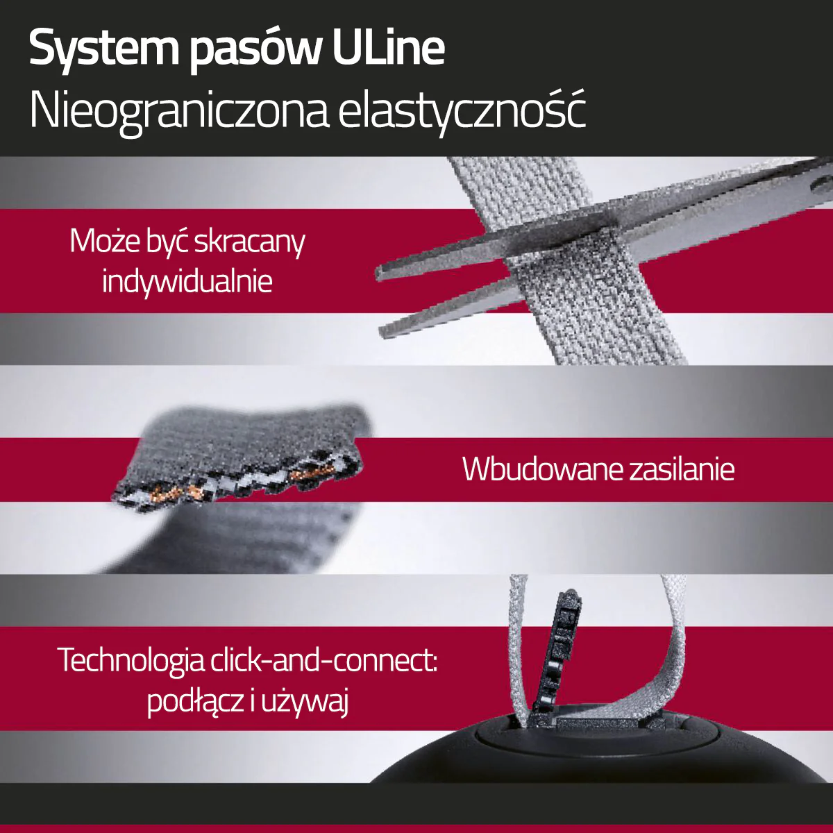 Zestaw instalacyjny z transformatorem systemu ULine 150W czarny - Image 7