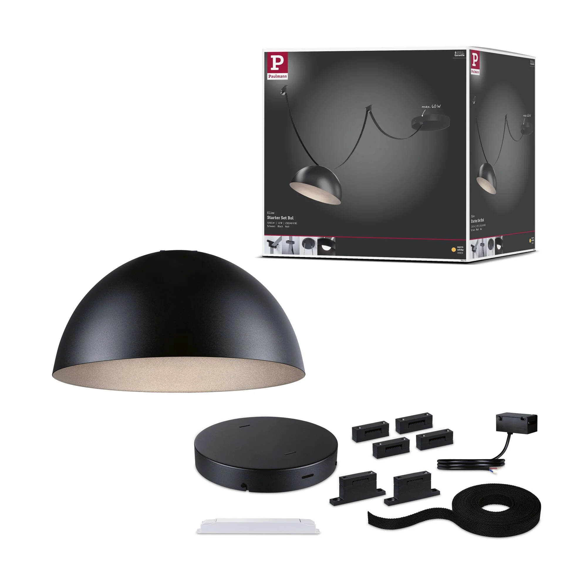Zestaw kompletny systemu ULine Bol LED 5 m czarny - Image 4