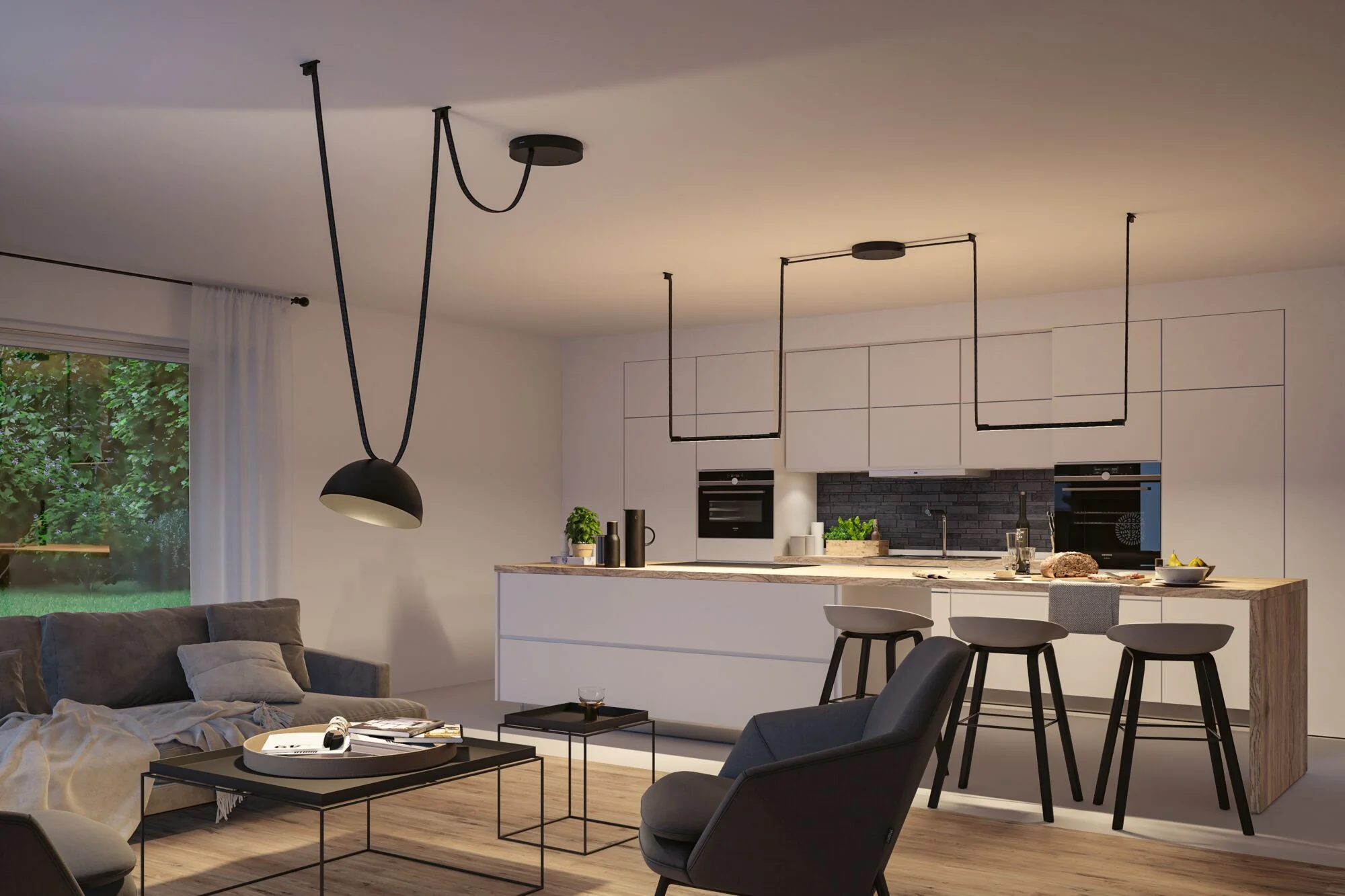 Zestaw kompletny systemu ULine Cone LED 5 m czarny - Image 3