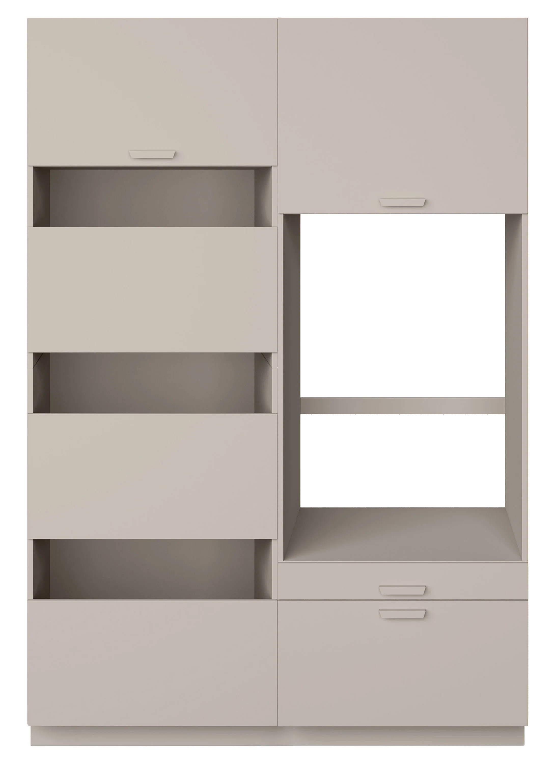 Zestaw mebli łazienkowych Holv z jednokomorową szafką na pralkę 135 cm kaszmir - Image 7
