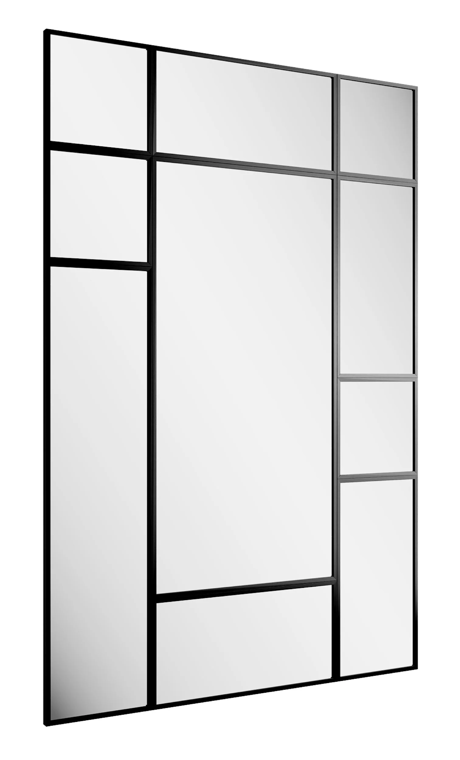 Zestaw paneli lustrzanych Andromeda 210x140 cm czarna rama - Image 3