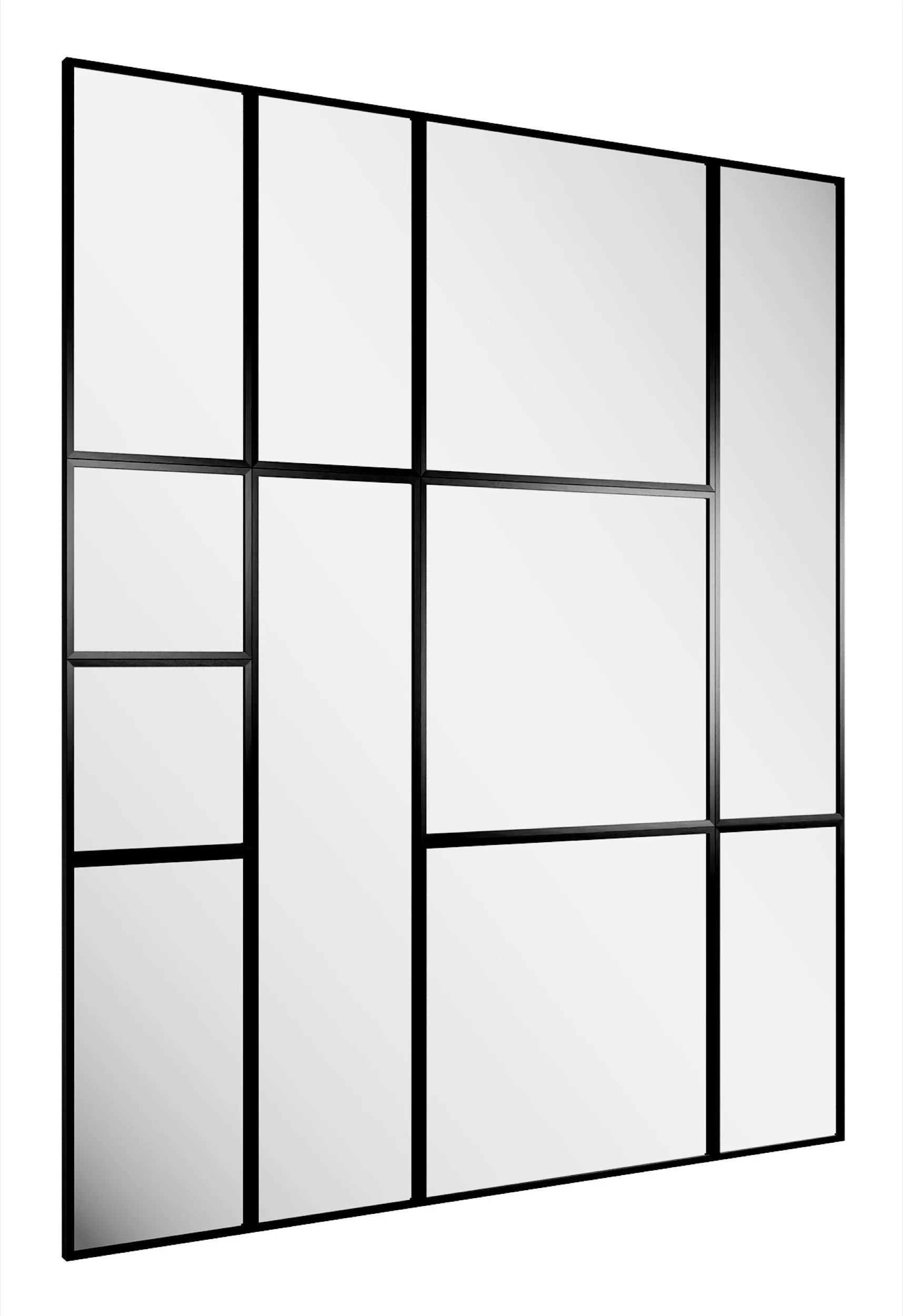 Zestaw paneli lustrzanych Jupiter 210x175 cm czarna rama - Image 3
