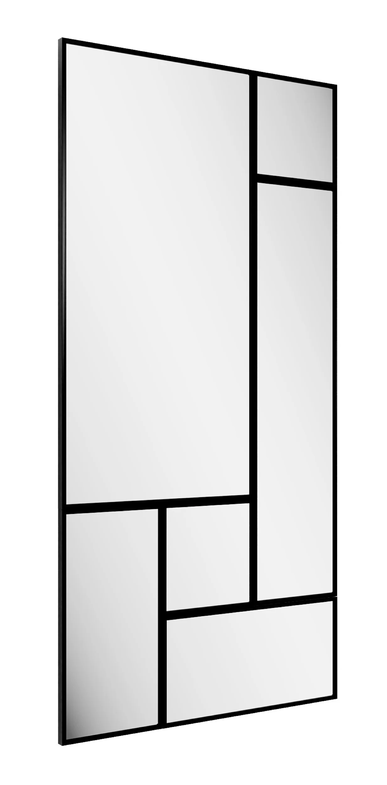 Zestaw paneli lustrzanych Wega 210x105 cm czarna rama - Image 3