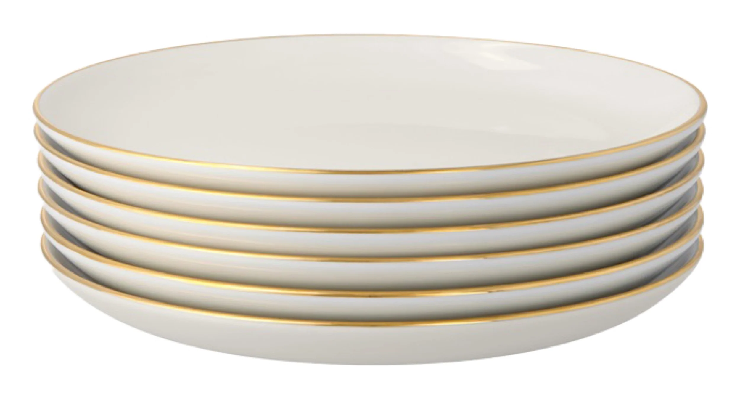 Zestaw talerzy porcelanowych dla 6 os. City beżowy - Image 8