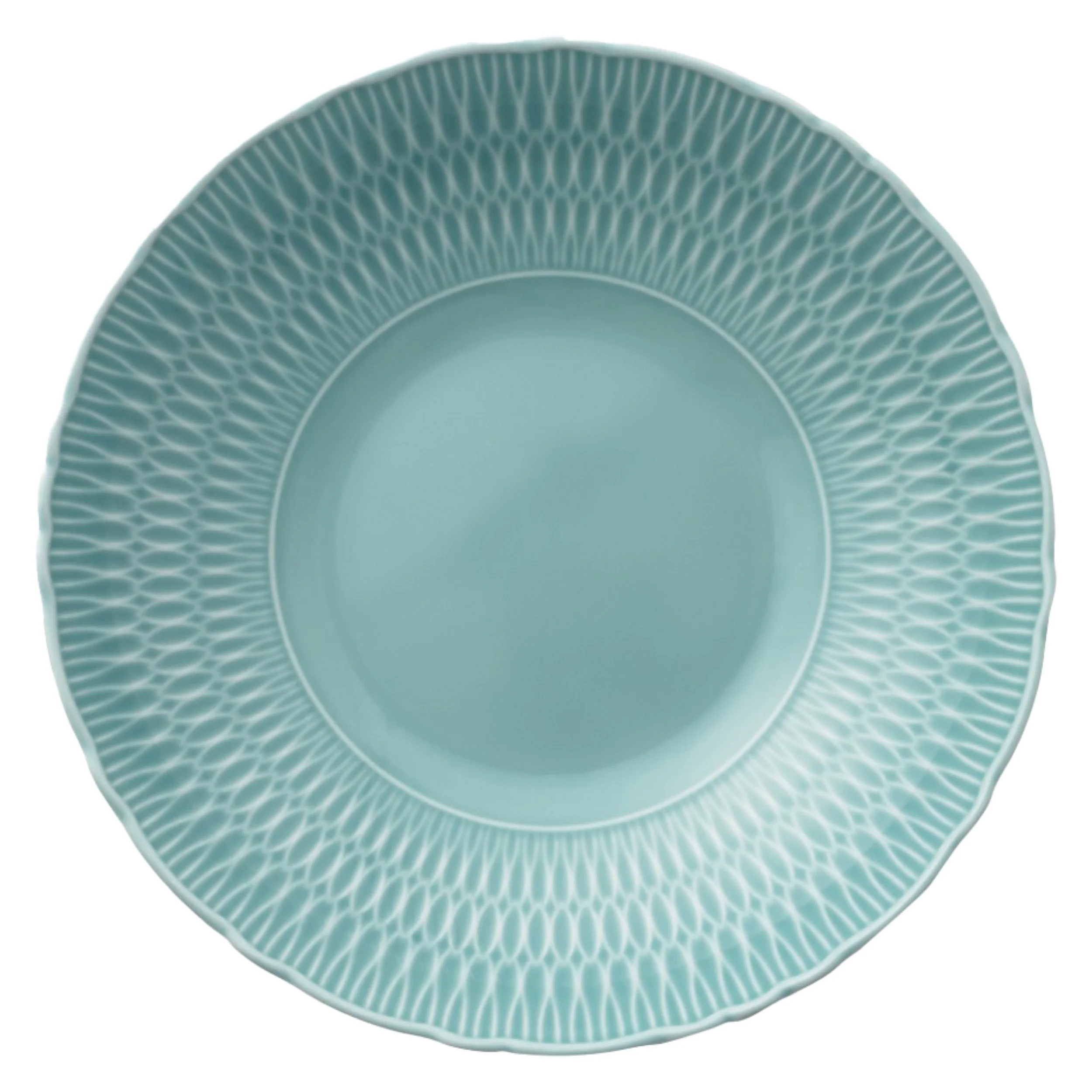 Zestaw talerzy porcelanowych dla 6 os. Sofia lazurowy - Image 3