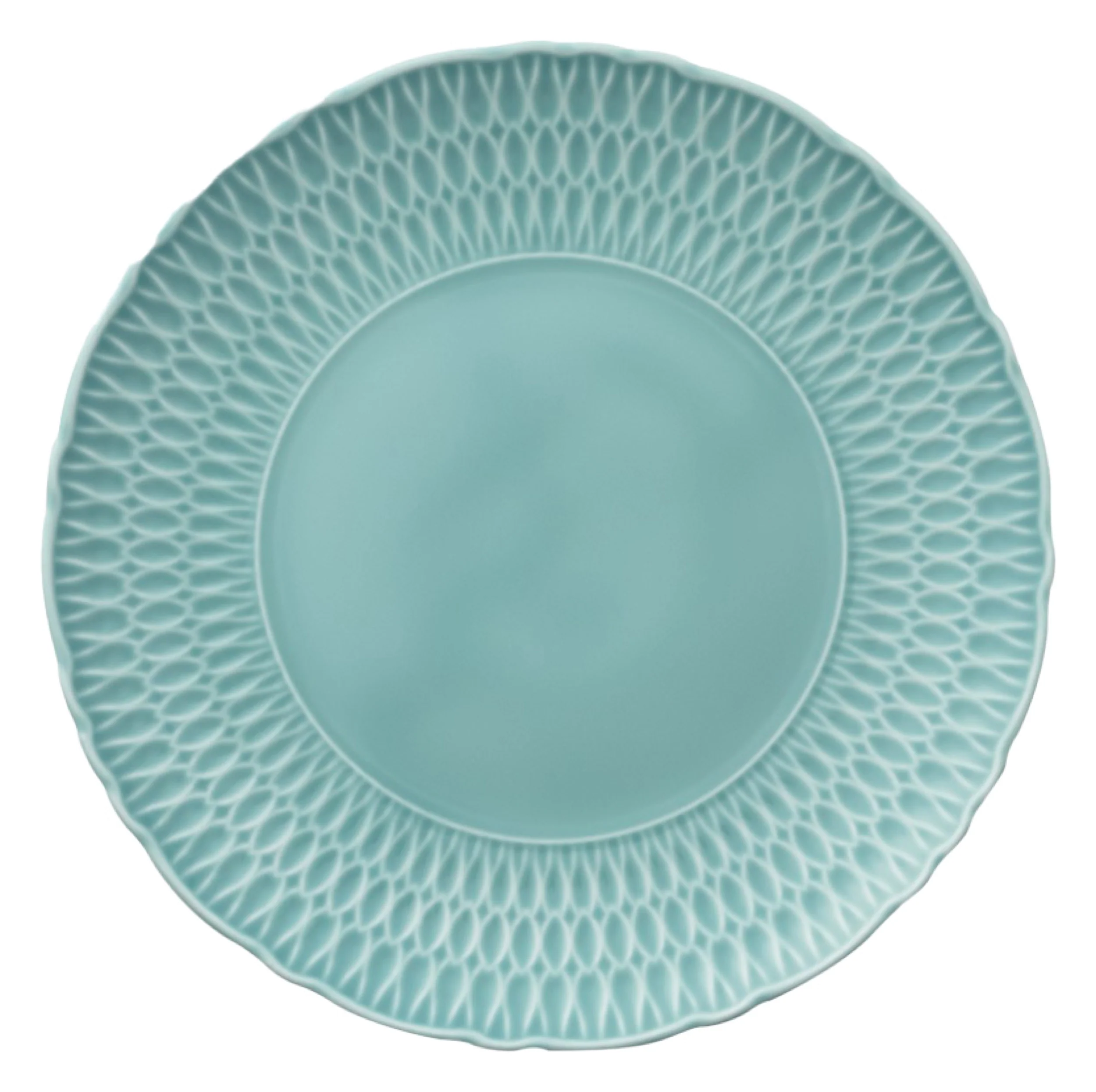 Zestaw talerzy porcelanowych dla 6 os. Sofia lazurowy - Image 4