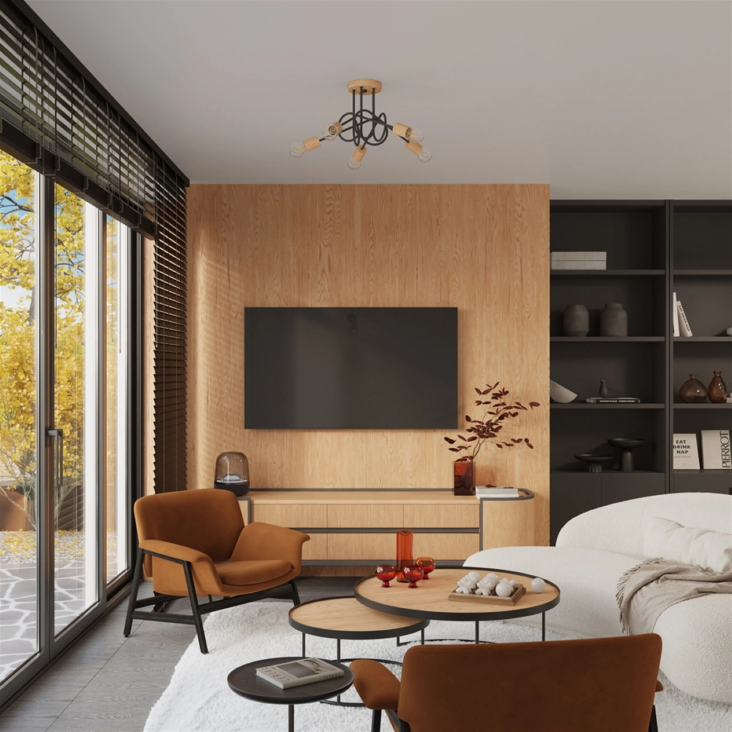 Żyrandol Ember x3 czarny - Image 10
