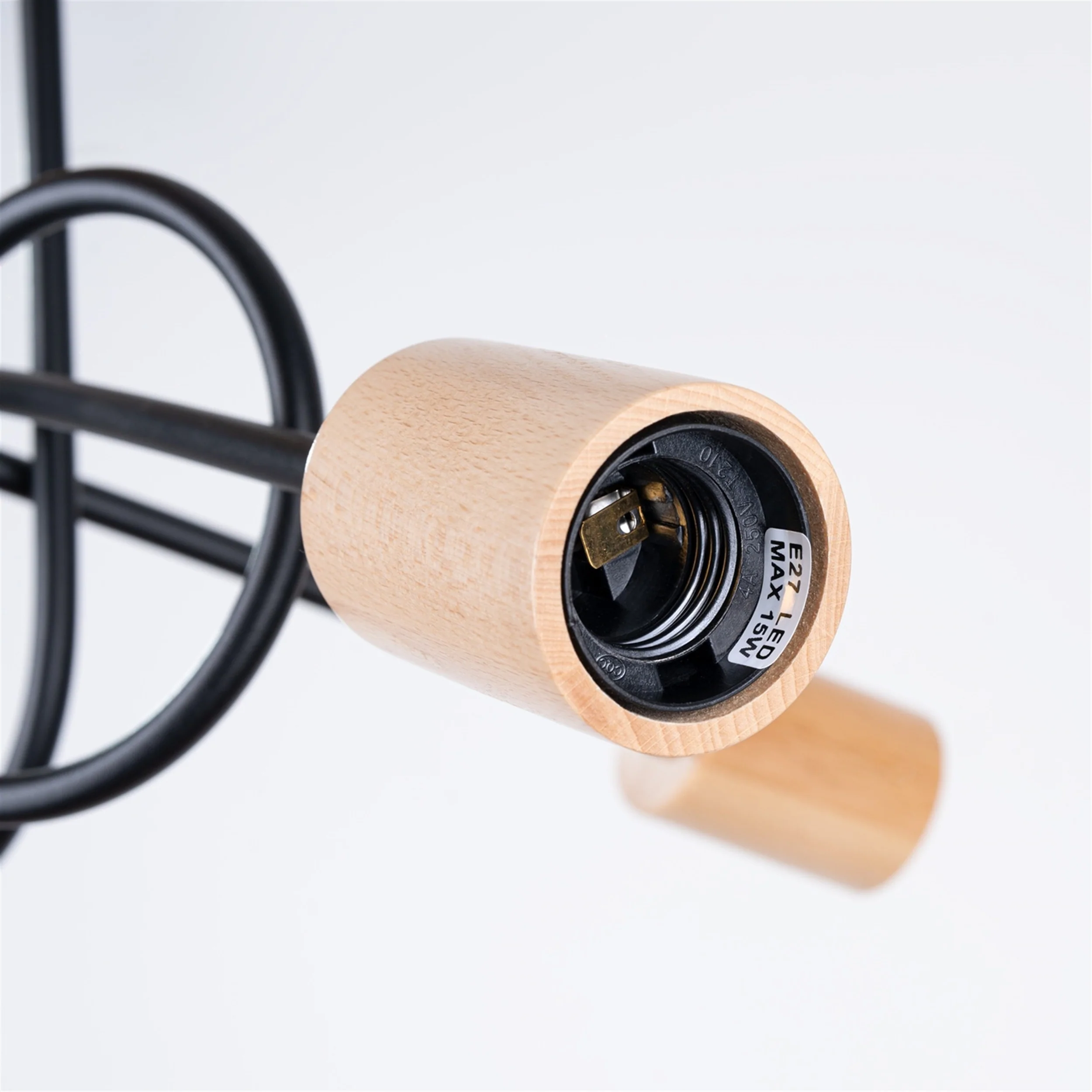 Żyrandol Ember x3 czarny - Image 5