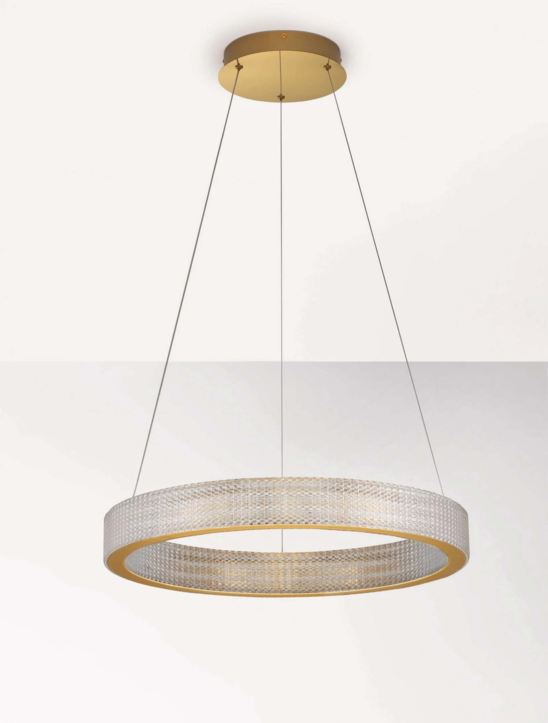 Żyrandol Jacess LED 60 cm złoty - Image 4