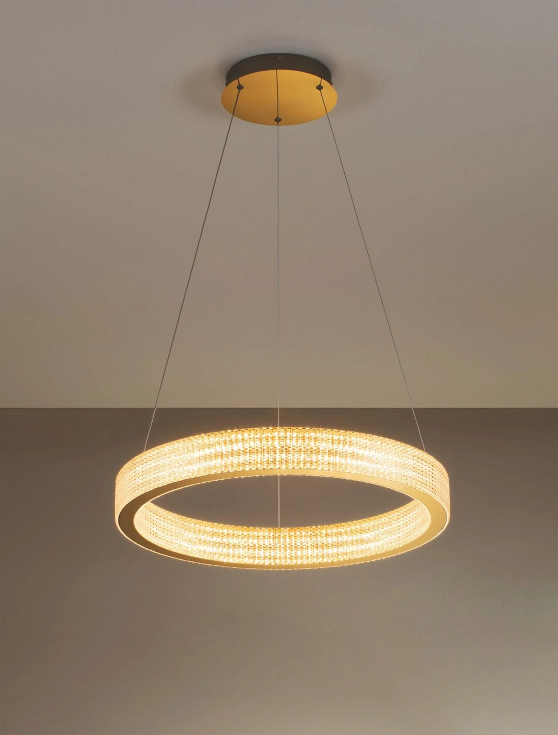 Żyrandol Jacess LED 60 cm złoty - Image 8