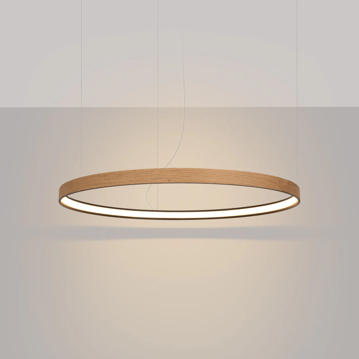 Żyrandol Rio Eik LED 78 cm naturalne drewno 3000K - Image 6