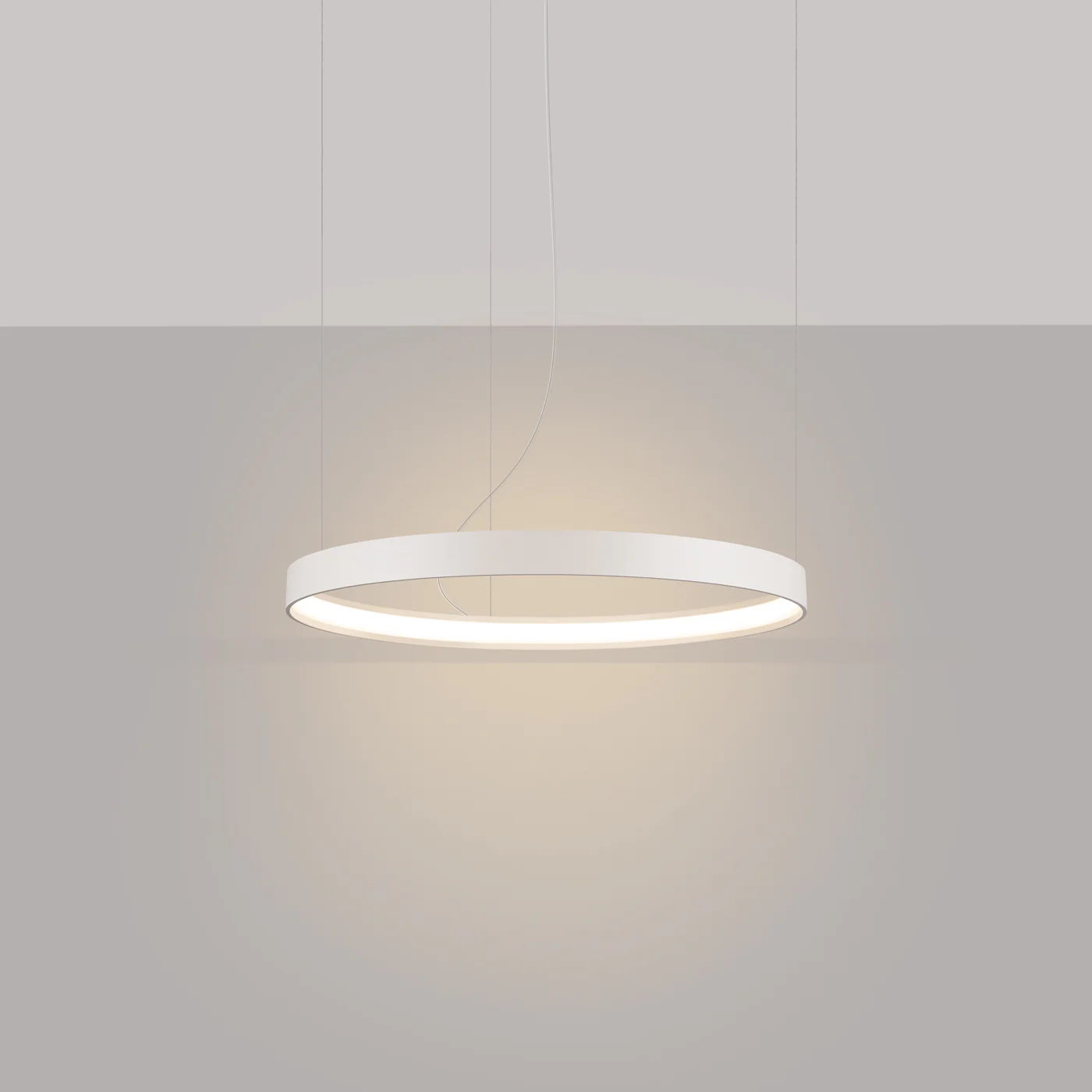 Żyrandol Rio LED 55 cm beżowy 3000K - Image 4