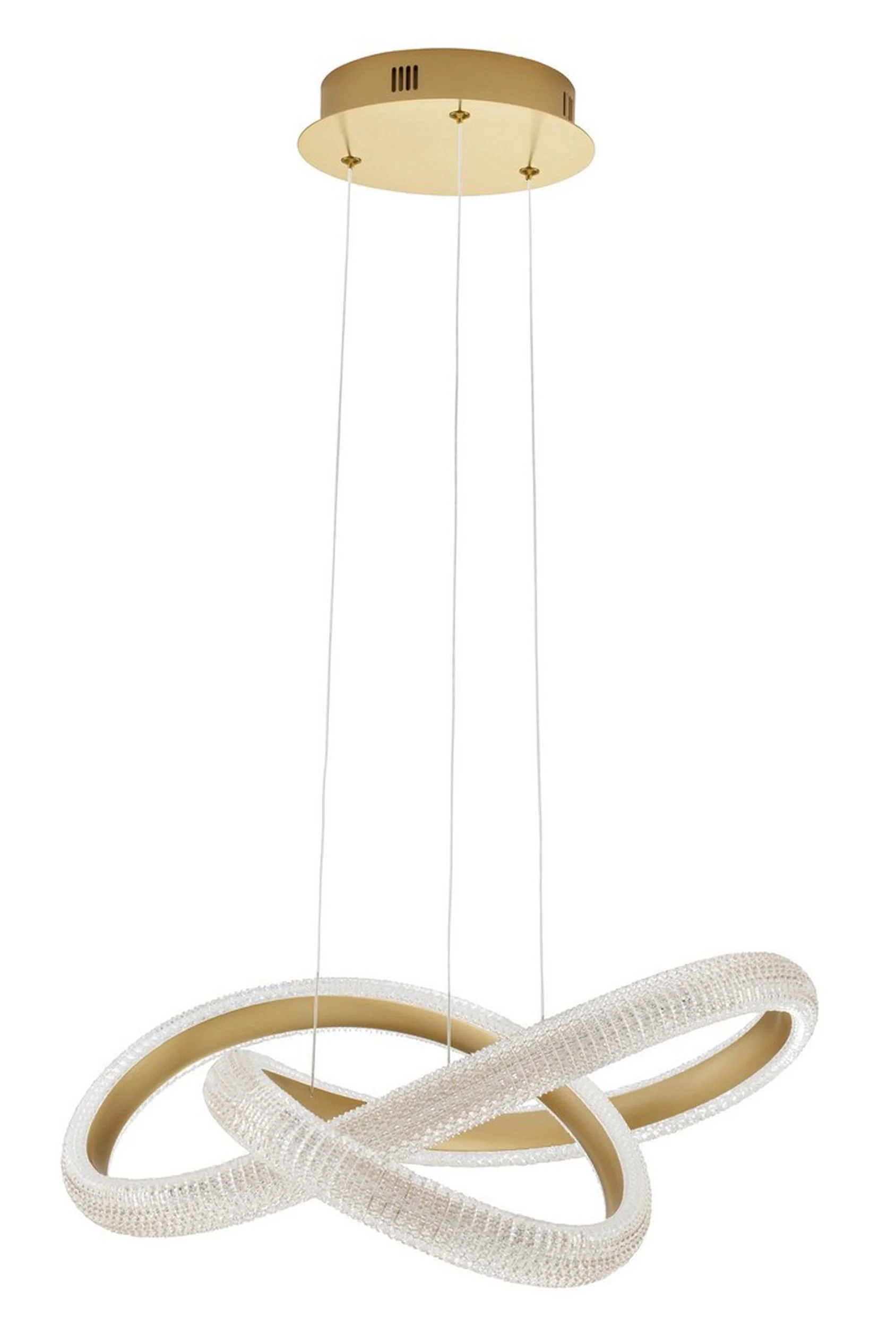 Żyrandol Synery LED średnica 52 cm złoty