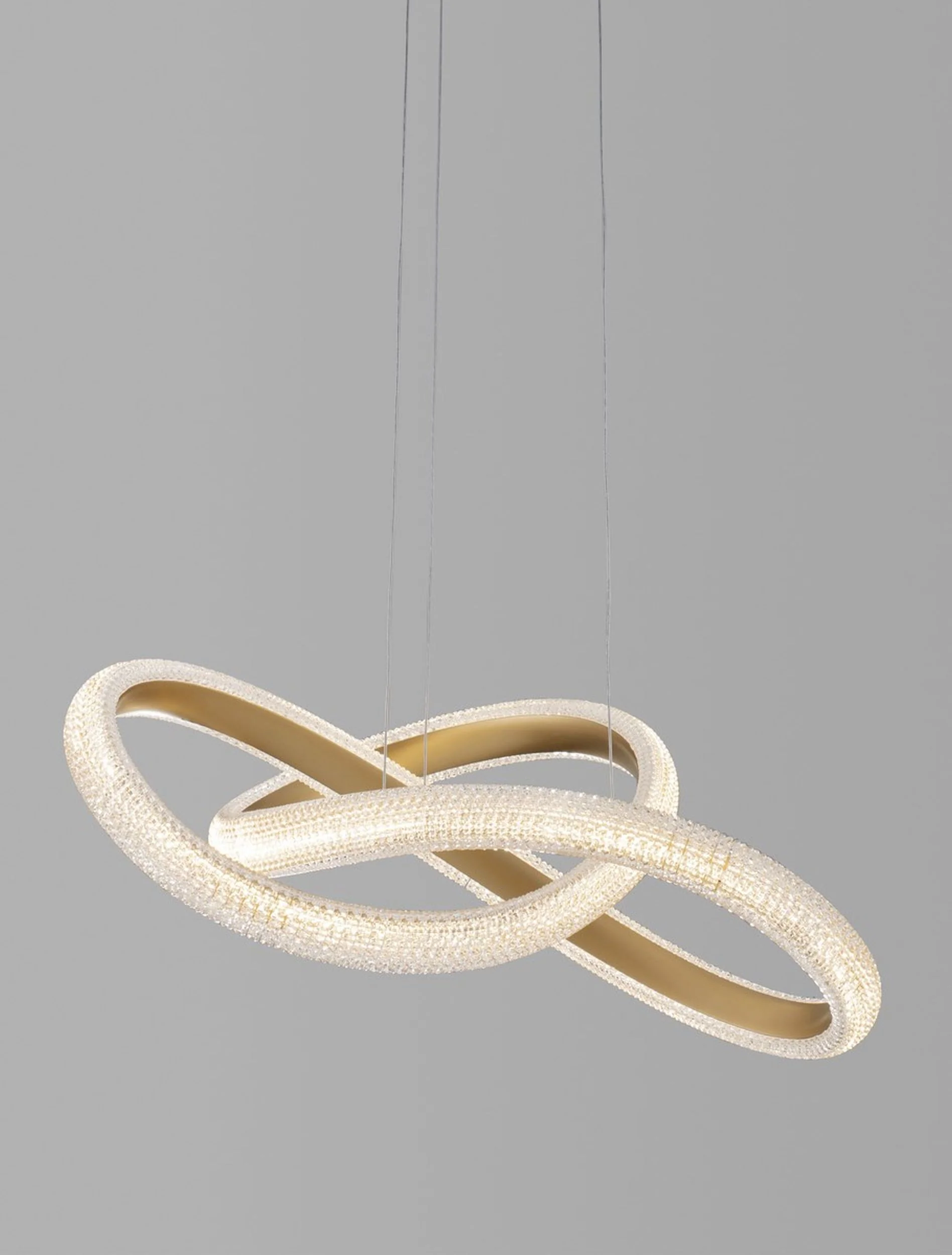 Żyrandol Synery LED średnica 52 cm złoty - Image 6