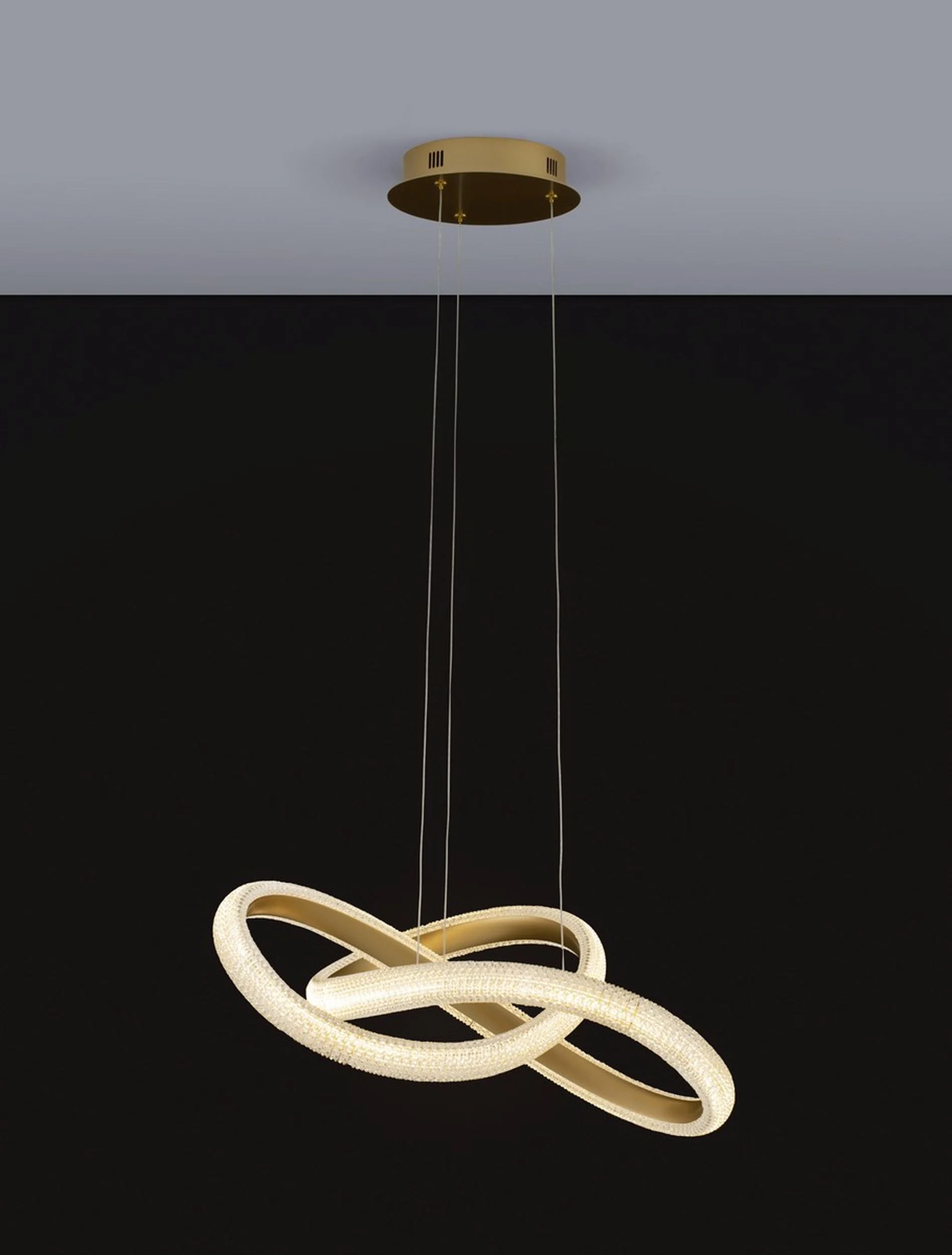 Żyrandol Synery LED średnica 52 cm złoty - Image 7