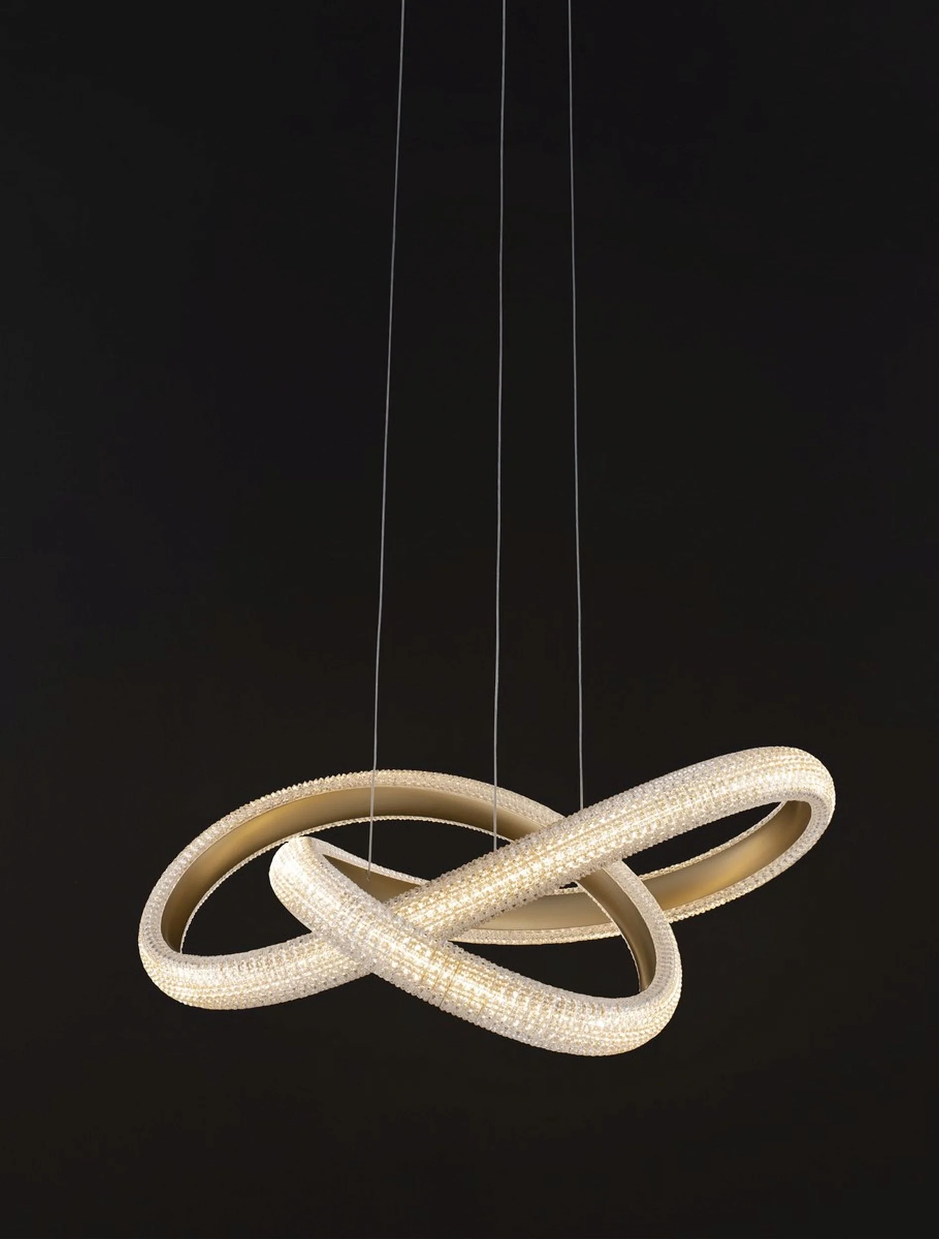 Żyrandol Synery LED średnica 52 cm złoty - Image 8