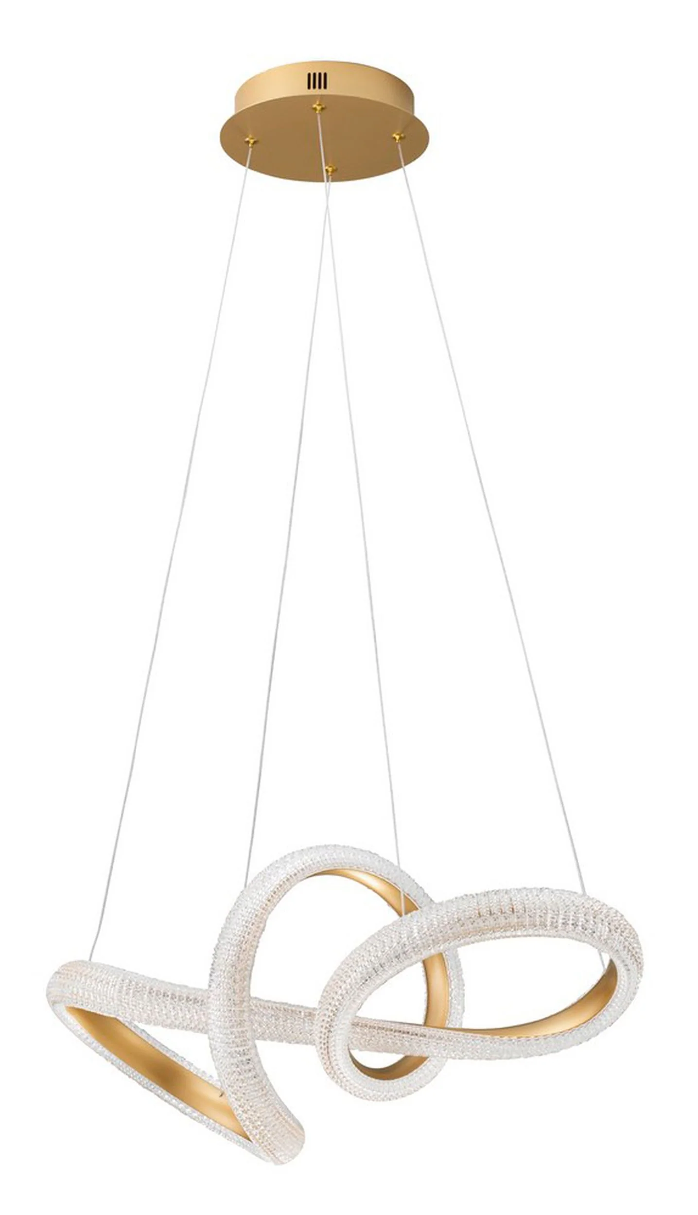 Żyrandol Synery LED średnica 75 cm złoty - Image 2